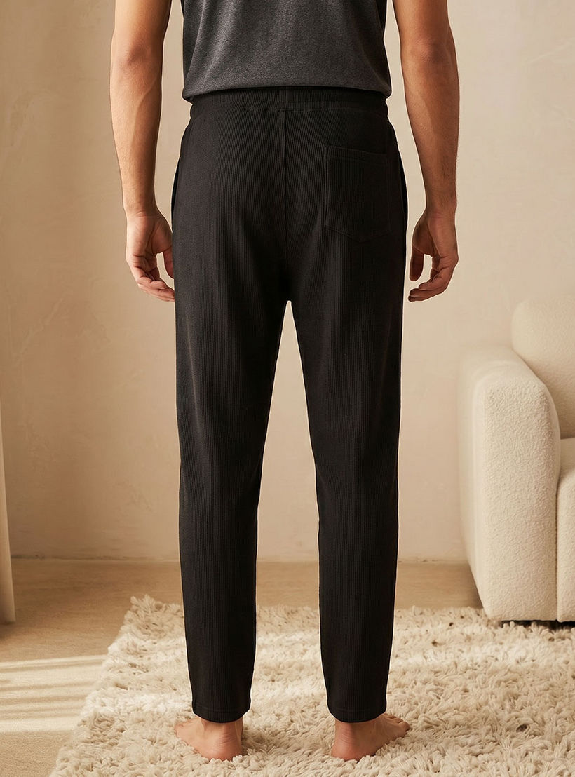 Men Textured Pyjamas-men-clothing-nightwear-pyjamaandshorts-image-4