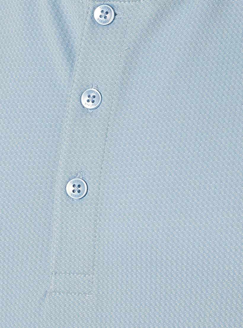طقم بيجاما رجالي بارز الملمس بياقة هنلي-men-clothing-nightwear-sets-image-2