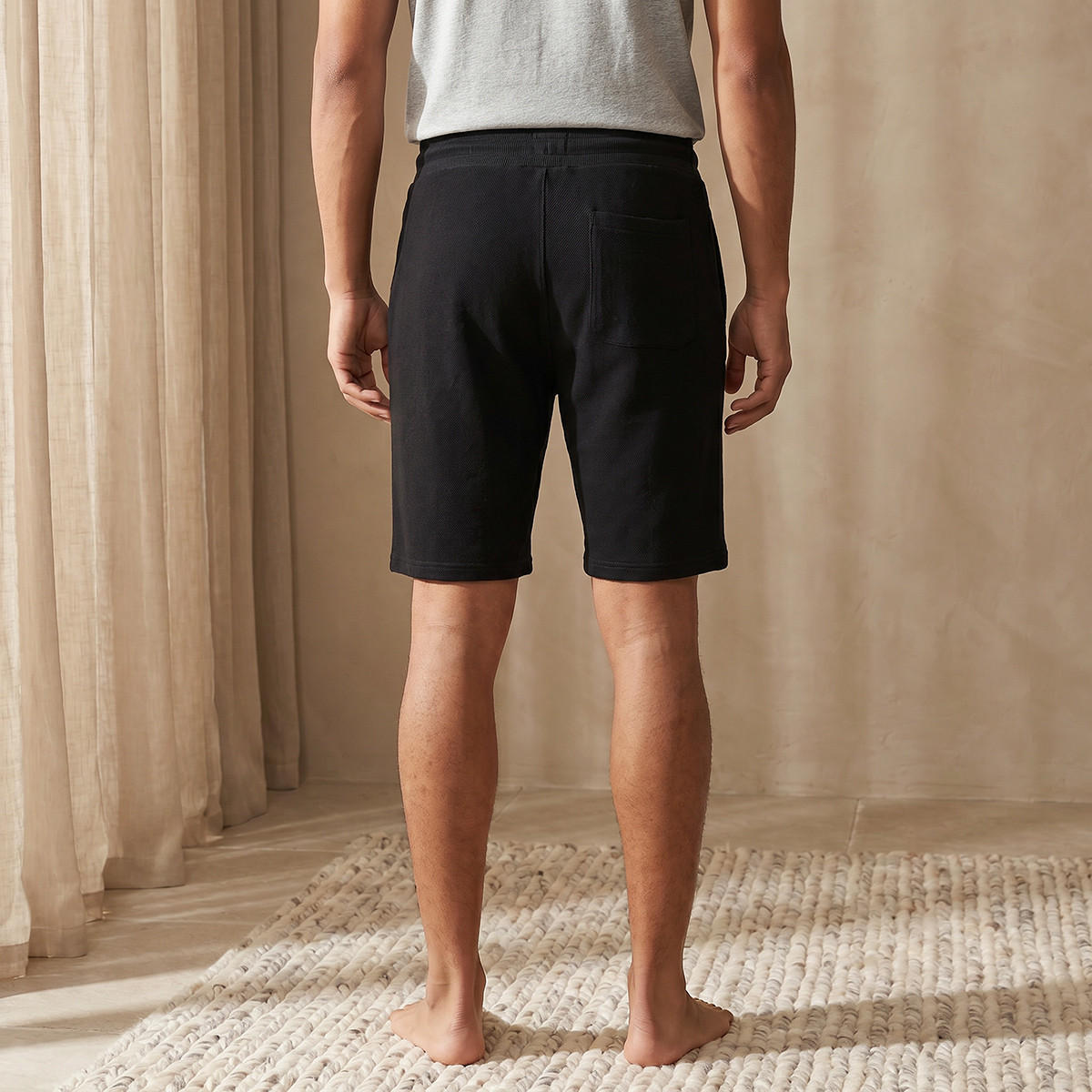 شورت قطني مريح للرجال بقصة عادية-men-clothing-nightwear-pyjamaandshorts-image-4