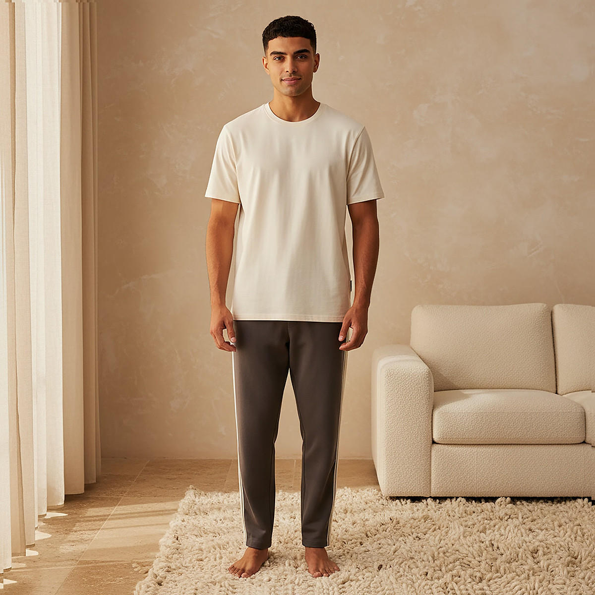Tape Detail Pyjama with Pocket-men-clothing-nightwear-pyjamaandshorts-image-3