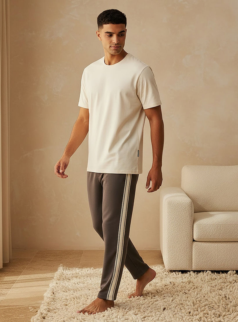 Tape Detail Pyjama with Pocket-men-clothing-nightwear-pyjamaandshorts-image-4