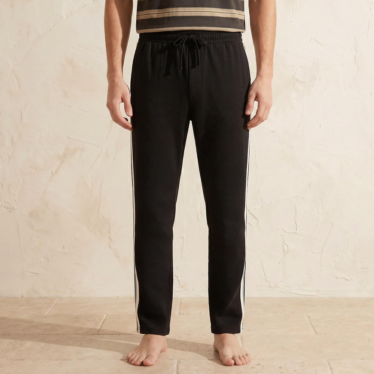 Tape Detail Pyjama with Pocket-men-clothing-nightwear-pyjamaandshorts-image-1