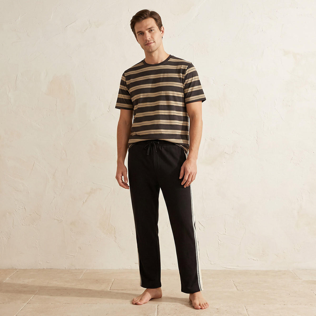 Tape Detail Pyjama with Pocket-men-clothing-nightwear-pyjamaandshorts-image-3