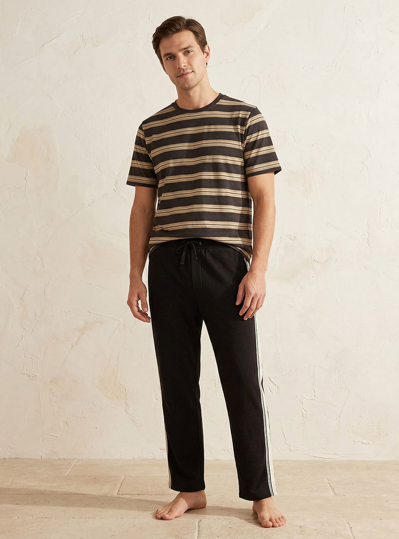 Tape Detail Pyjama with Pocket-men-clothing-nightwear-pyjamaandshorts-image-3
