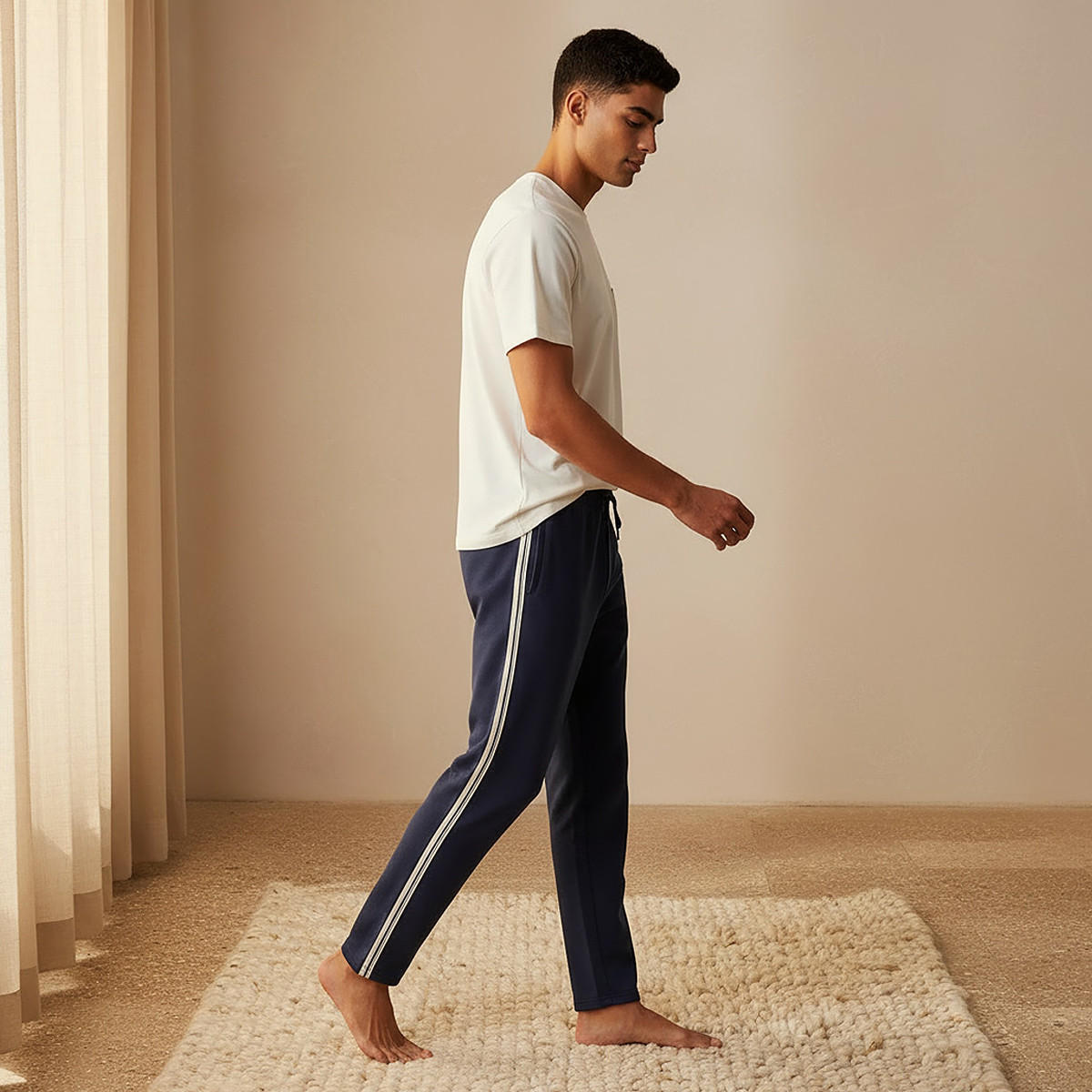 بنطلون بيجاما بتفاصيل شريط وجيب-men-clothing-nightwear-pyjamaandshorts-image-3