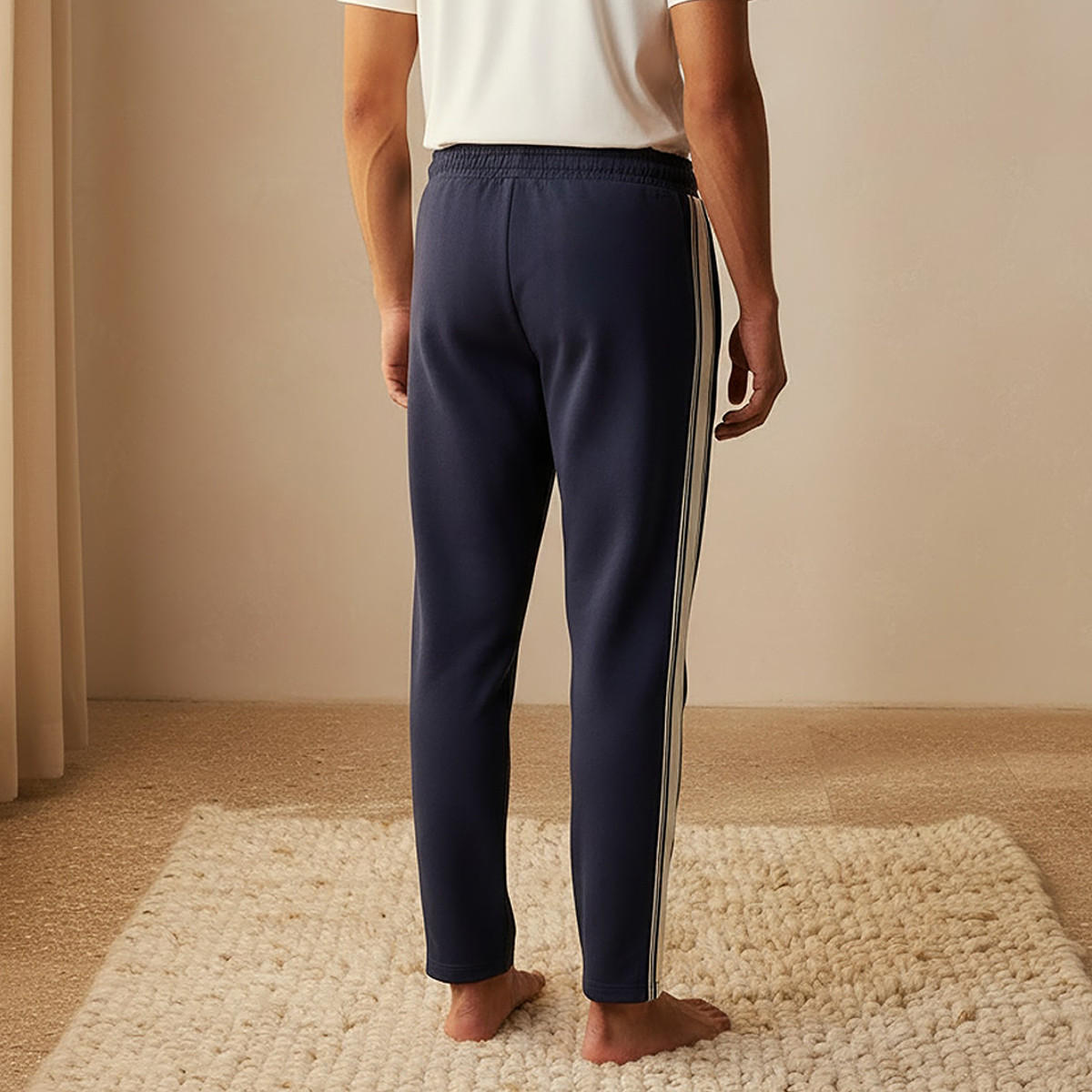 بنطلون بيجاما بتفاصيل شريط وجيب-men-clothing-nightwear-pyjamaandshorts-image-4