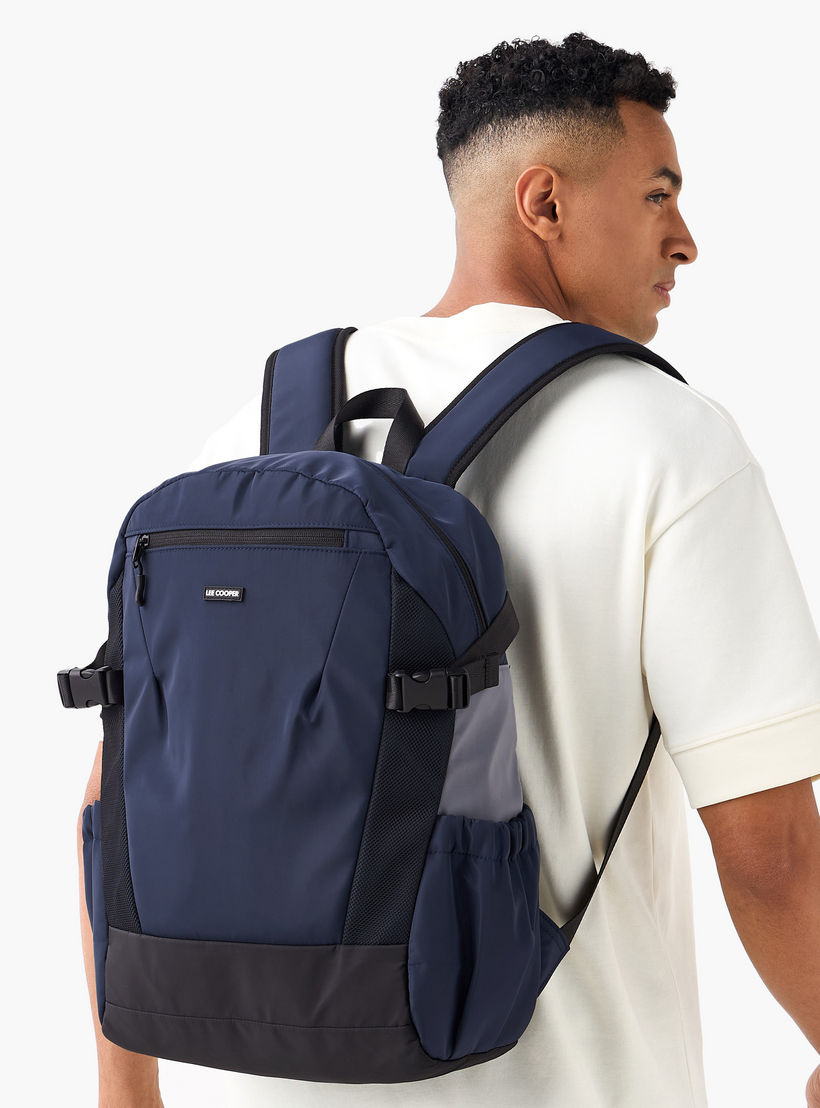 Lee Cooper Men Padded Shoulder Straps Backpack-men-bags-image-2