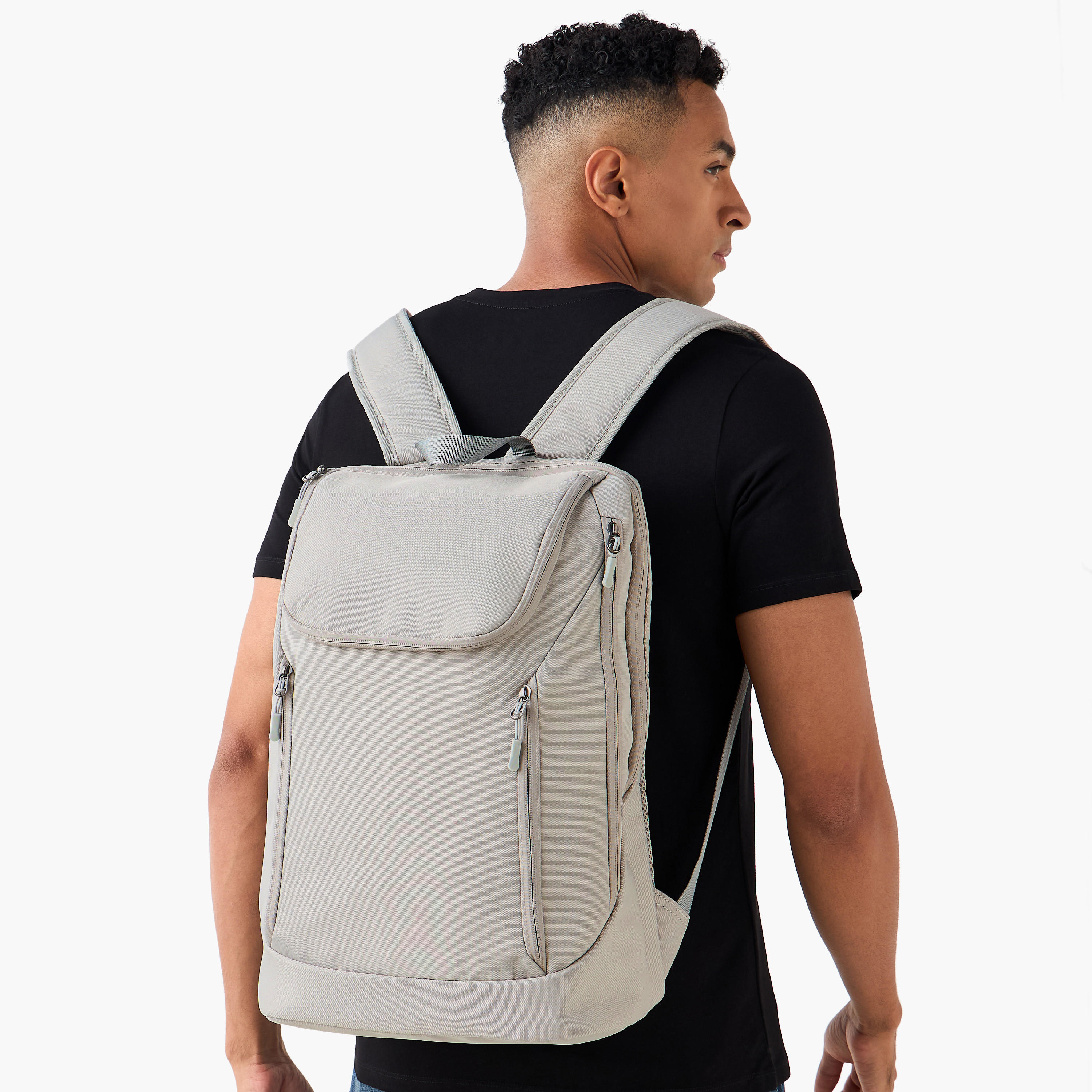 Men Textured Backpack-men-bags-image-2