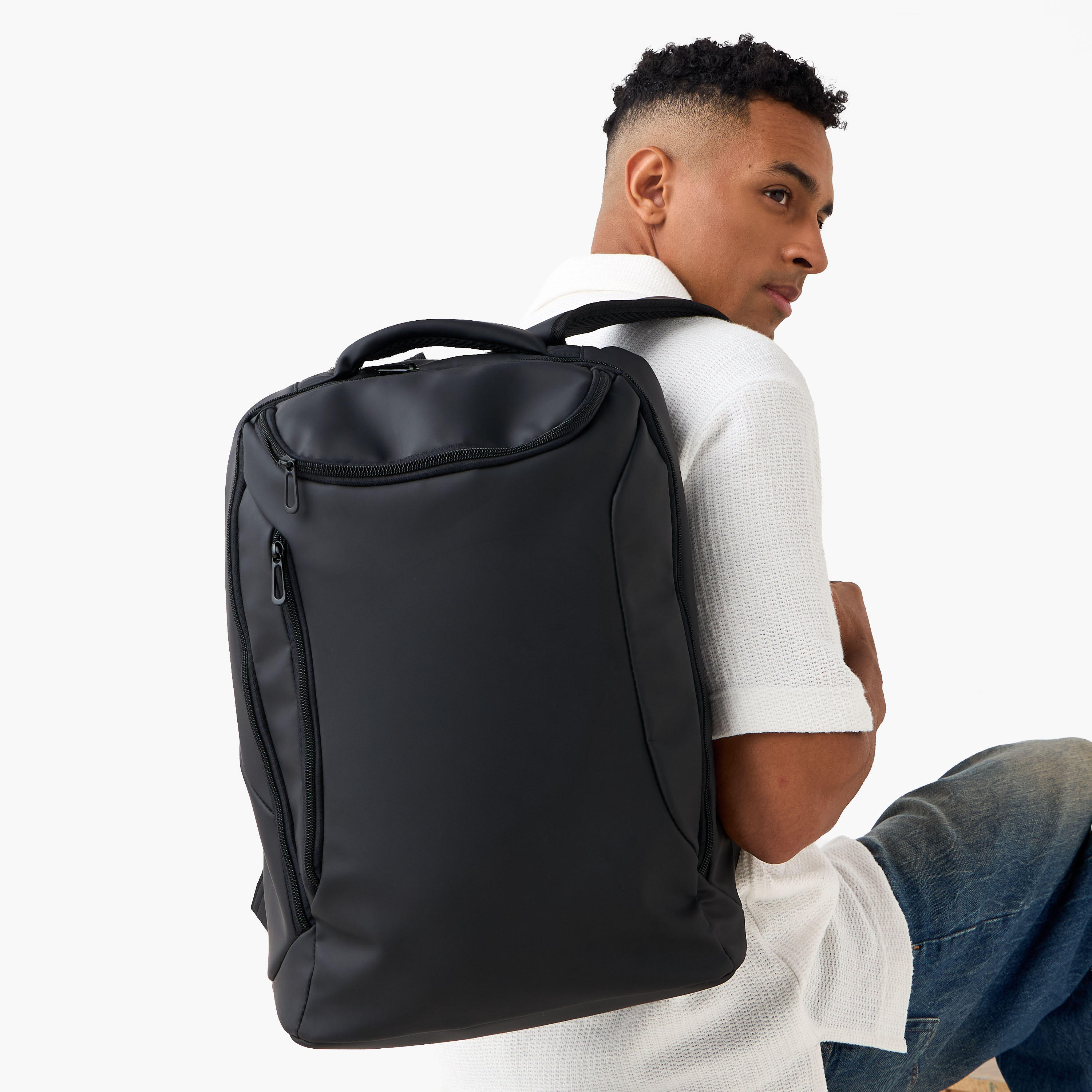 Men Padded Shoulder Strap Backpack-men-bags-image-2