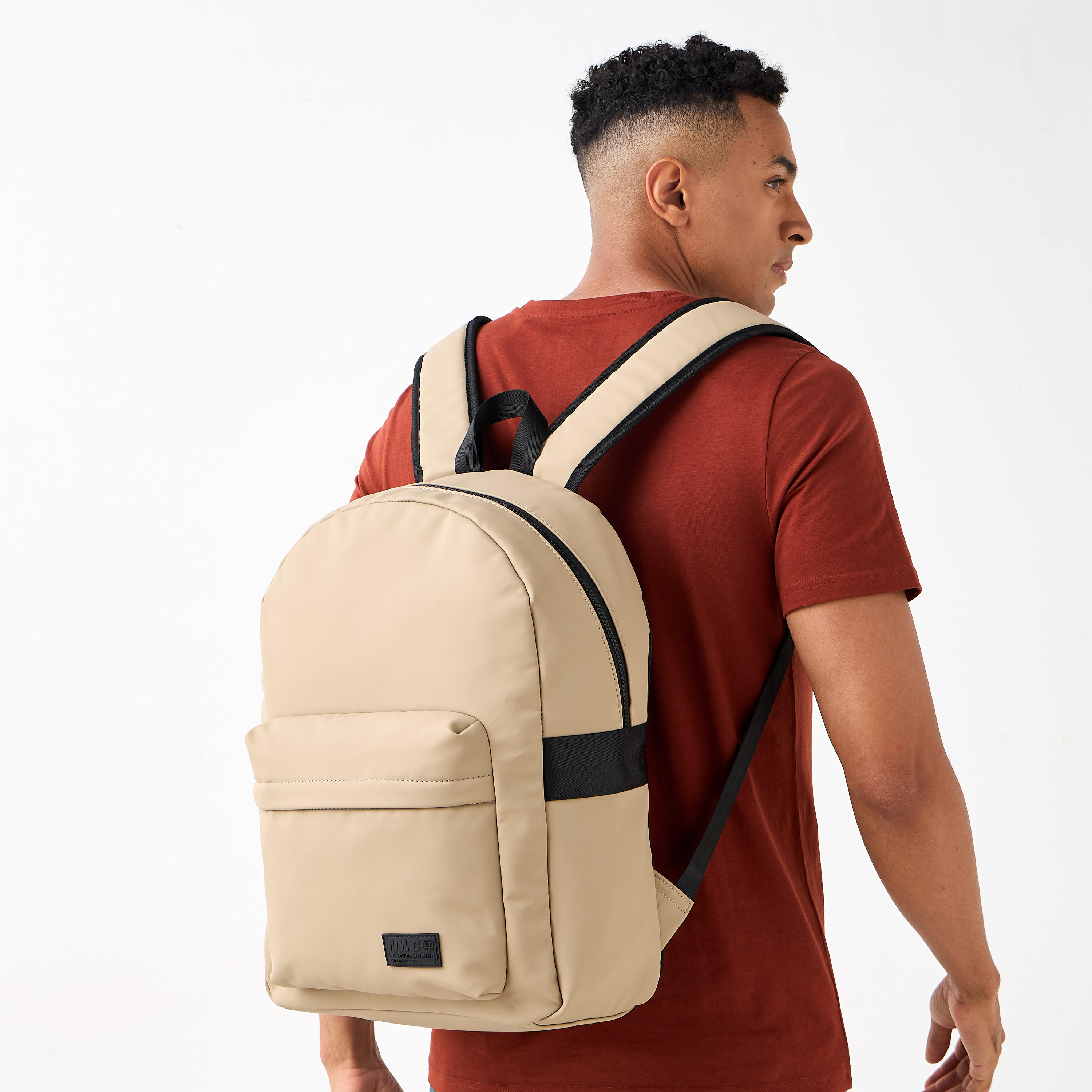 Men Padded Shoulder Strap Backpack-men-bags-image-2