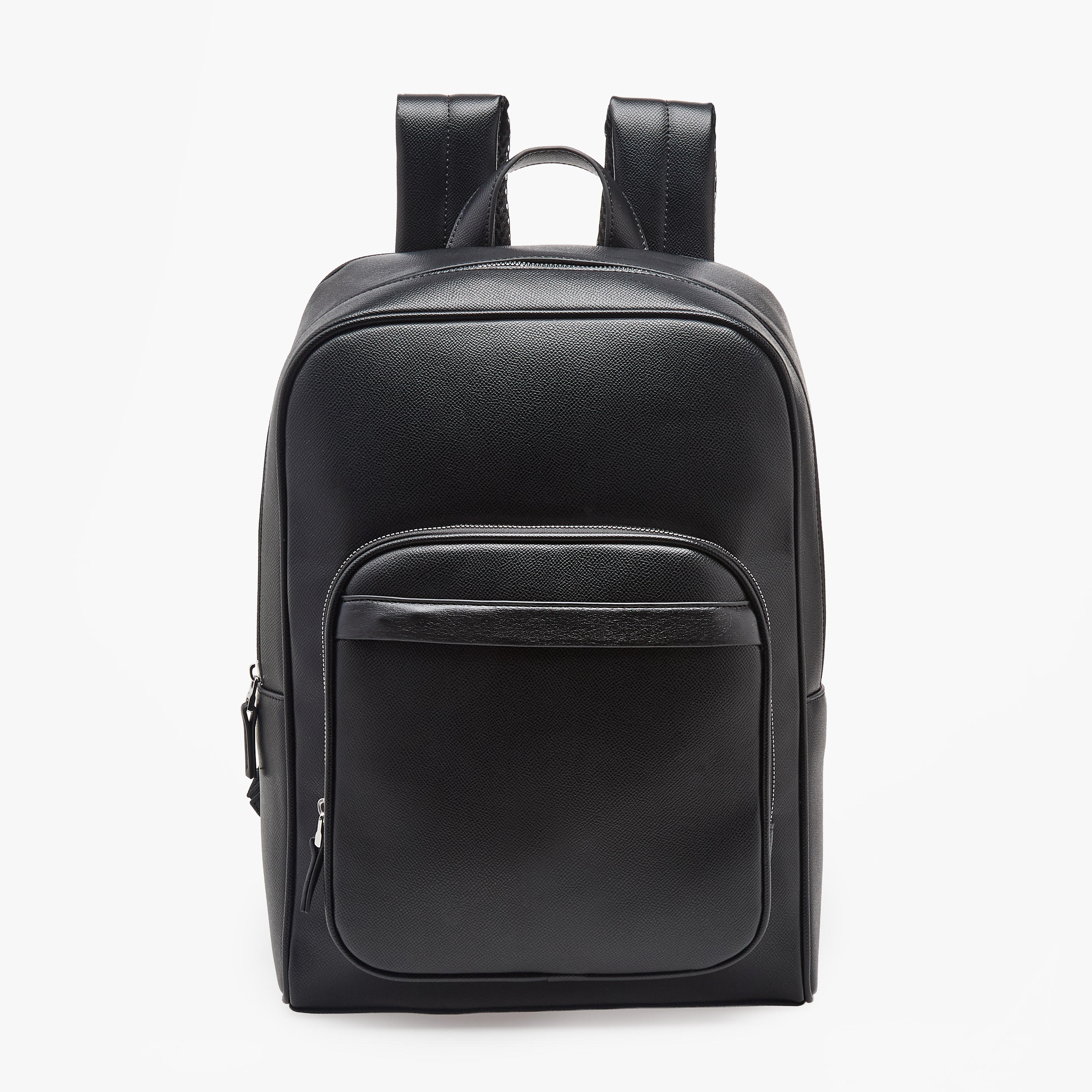 Men Textured Backpack-men-bags-image-1