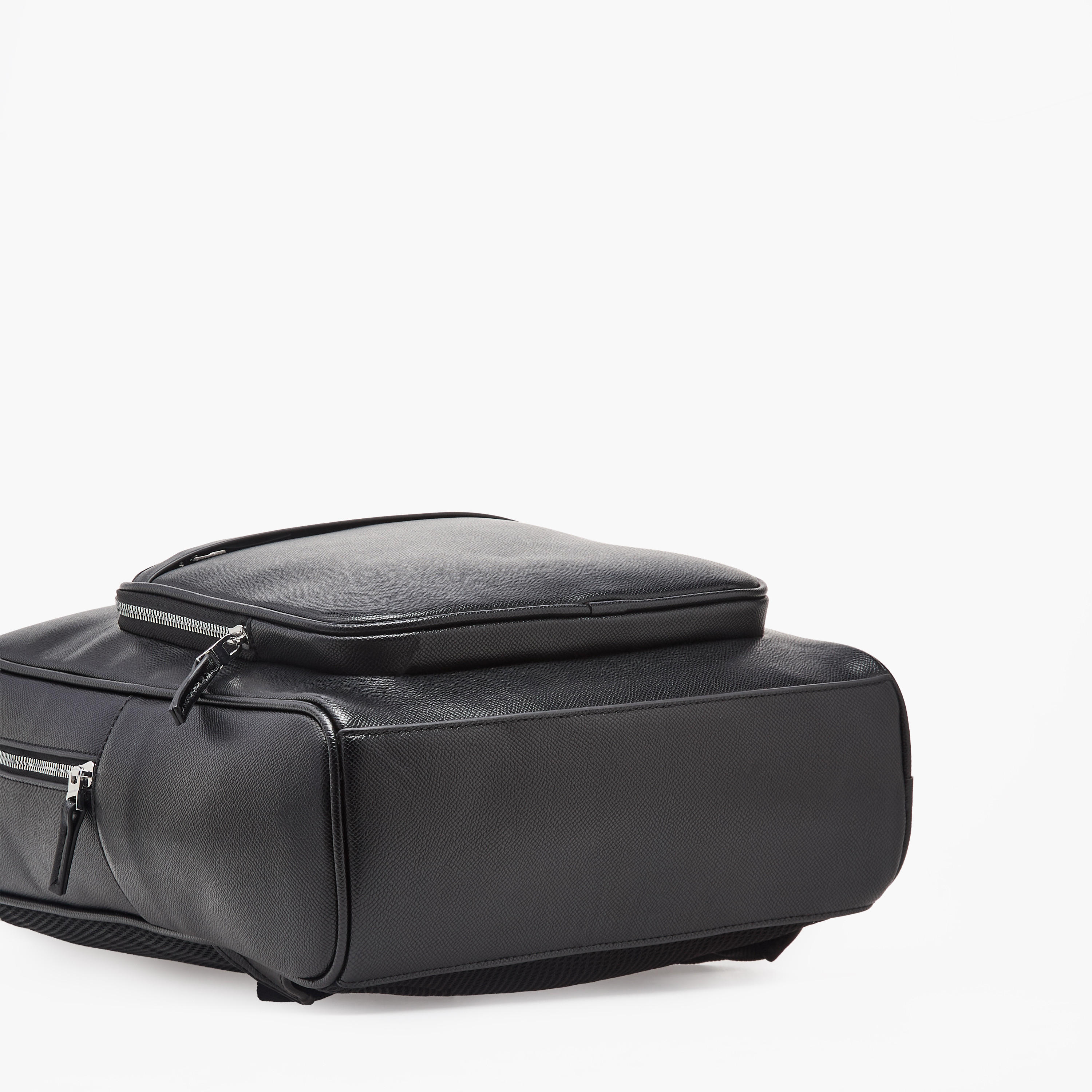 Men Textured Backpack-men-bags-image-7