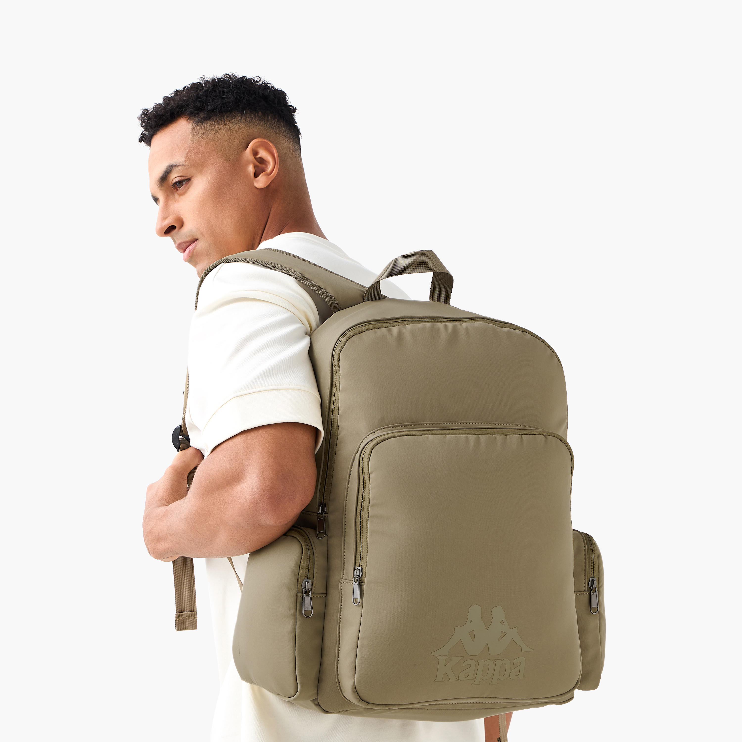 Kappa Men Logo Print Backpack-men-bags-image-2