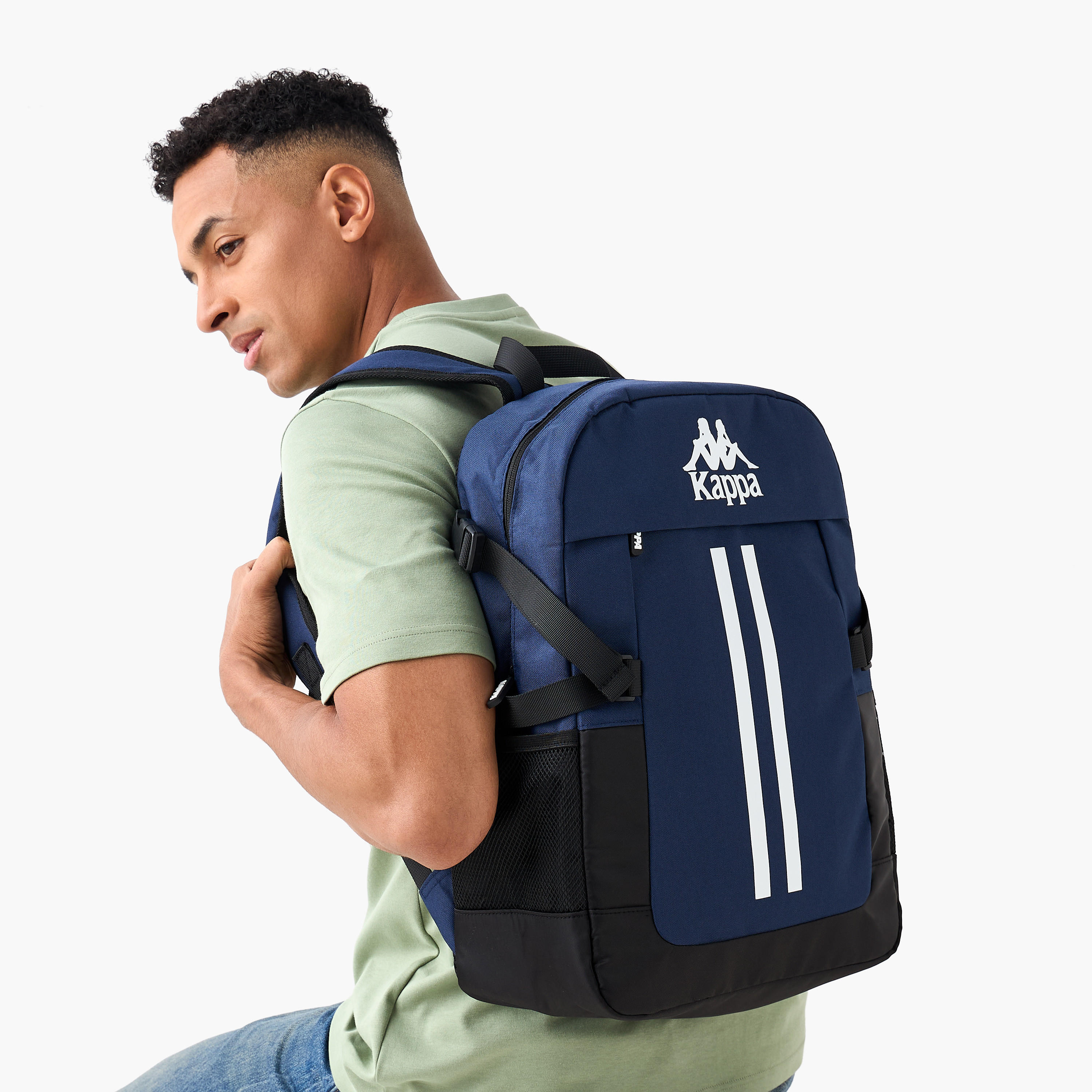 Kappa Men Logo Print Backpack-men-bags-image-2