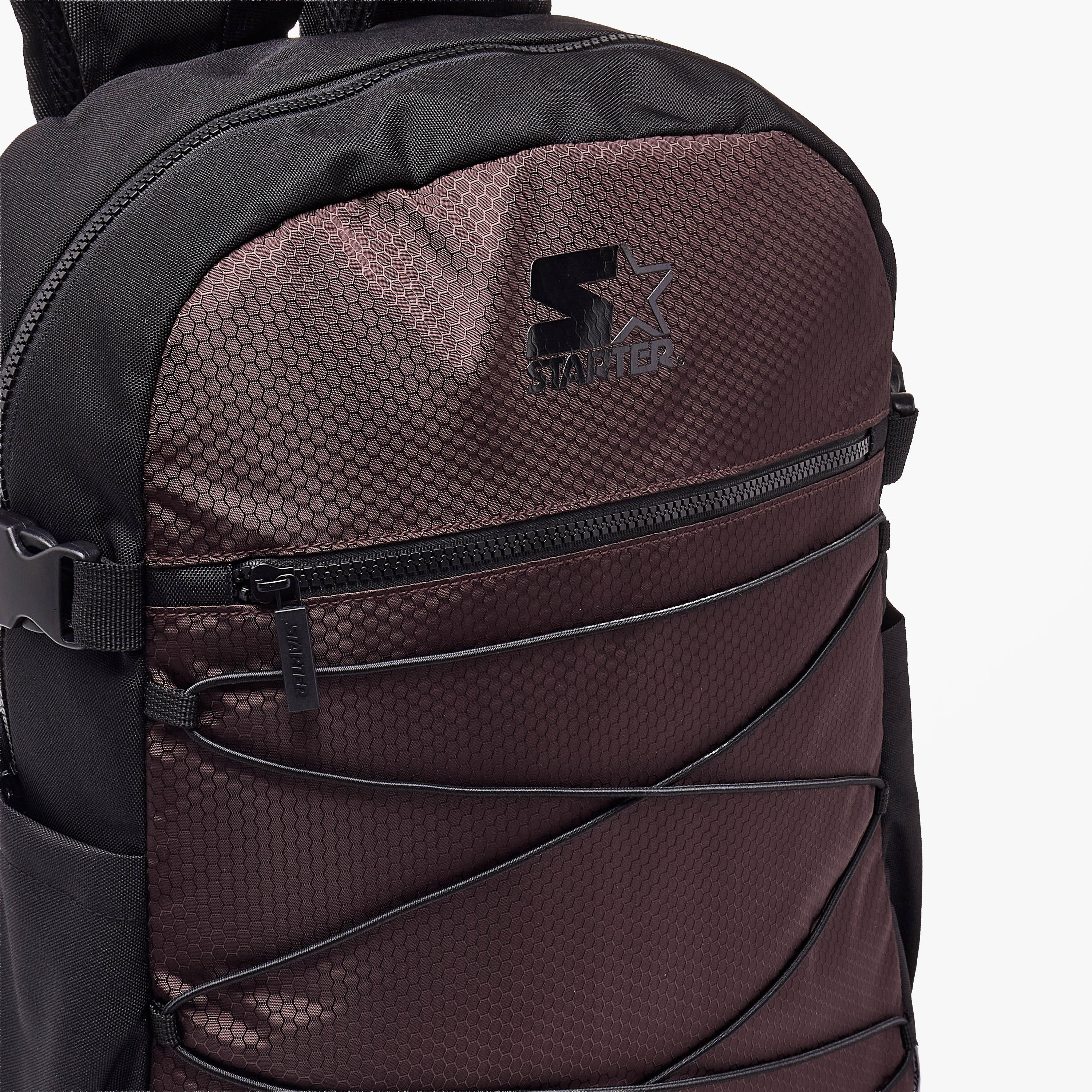 Starter Men Bungee Cord Detail Backpack-men-bags-image-5