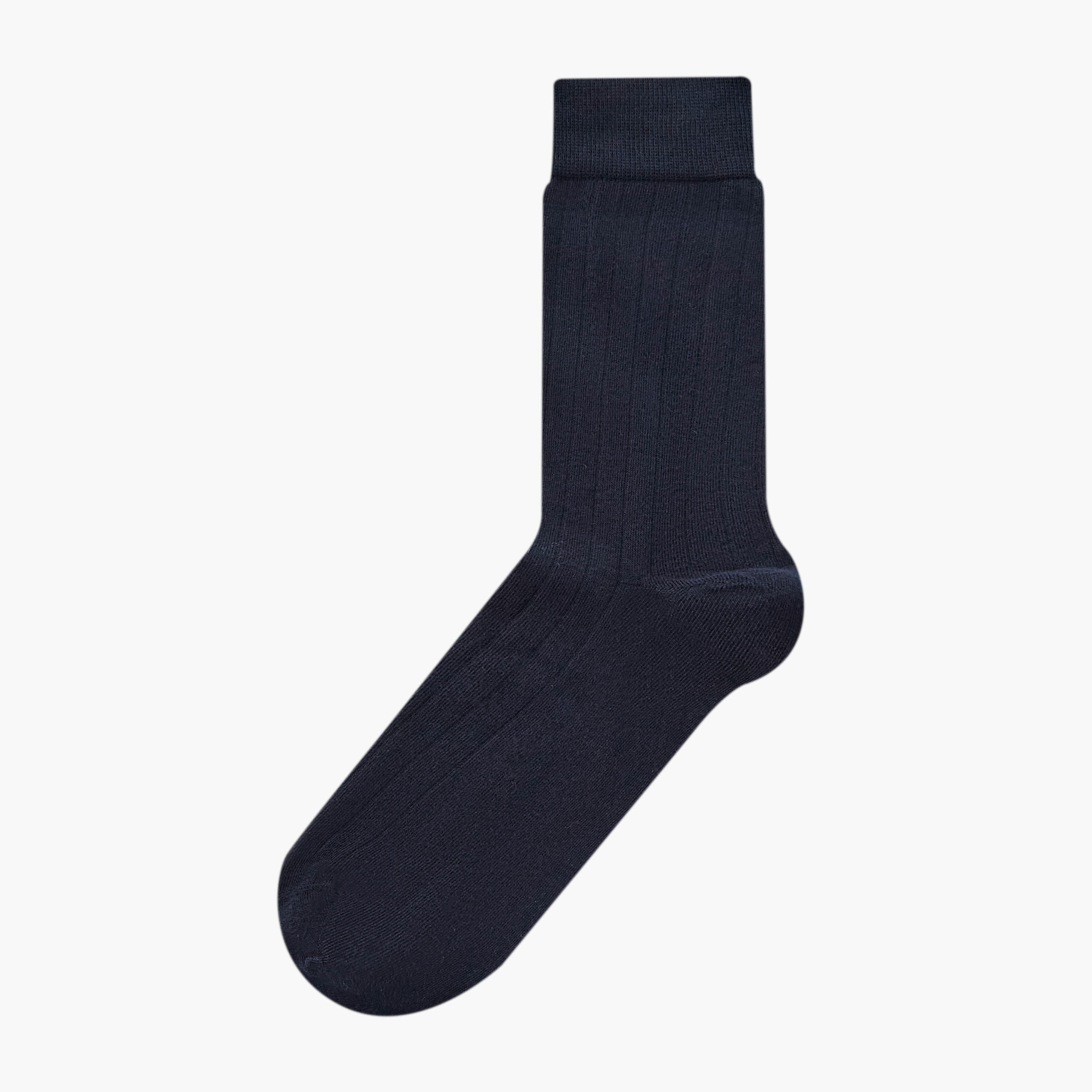 Men Ribbed Socks Crew Length - Set of 3-men-socks-image-2