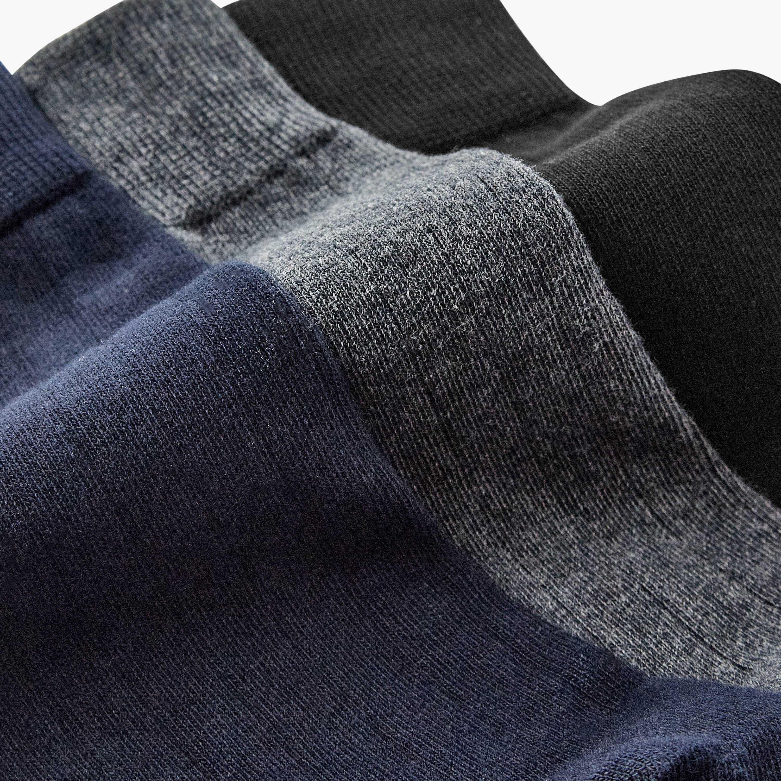 Men Ribbed Socks Crew Length - Set of 3-men-socks-image-4