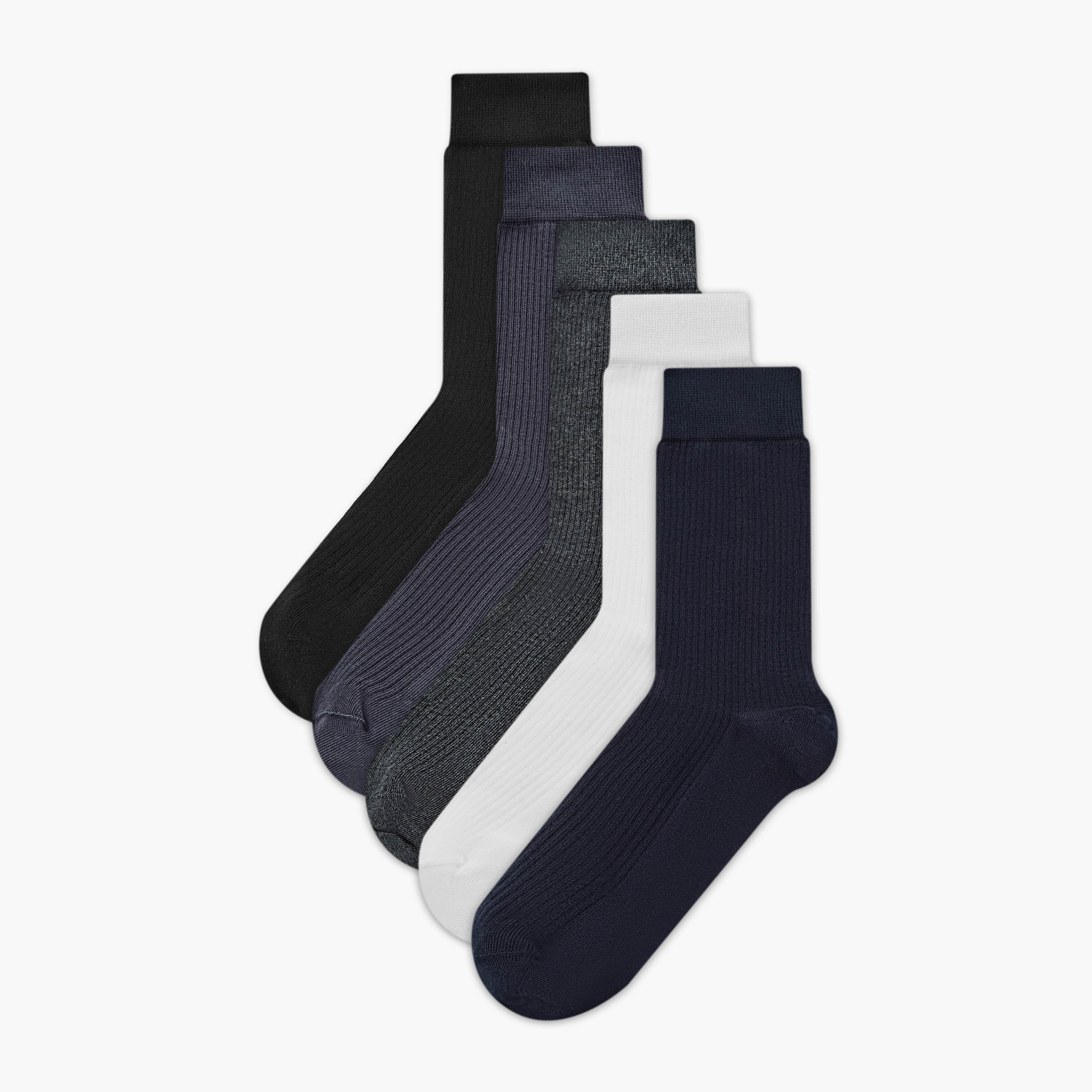 Men Socks Crew Length - Set of 5-men-socks-image-1