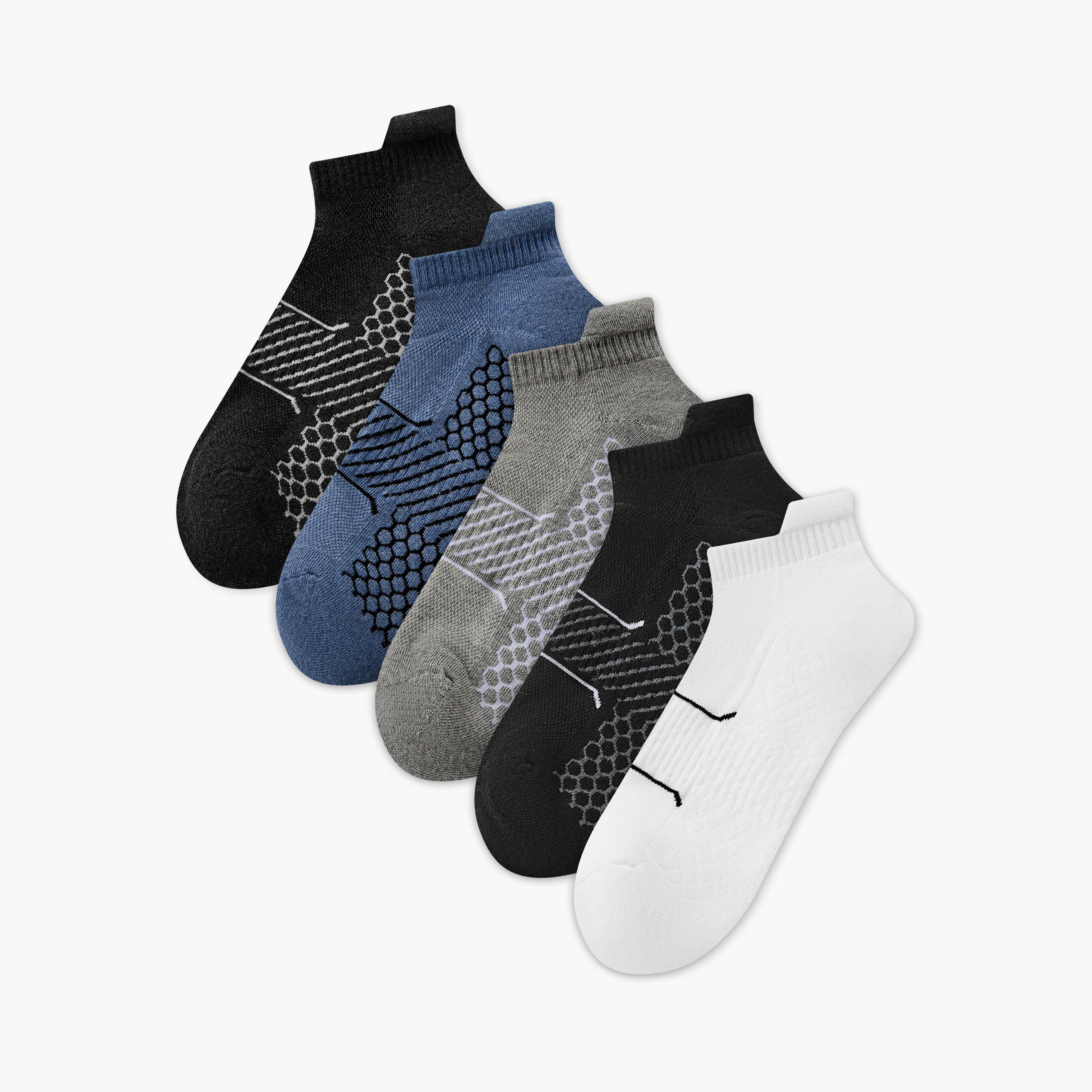 Men Socks Ankle Length - Set of 5-men-socks-image-1