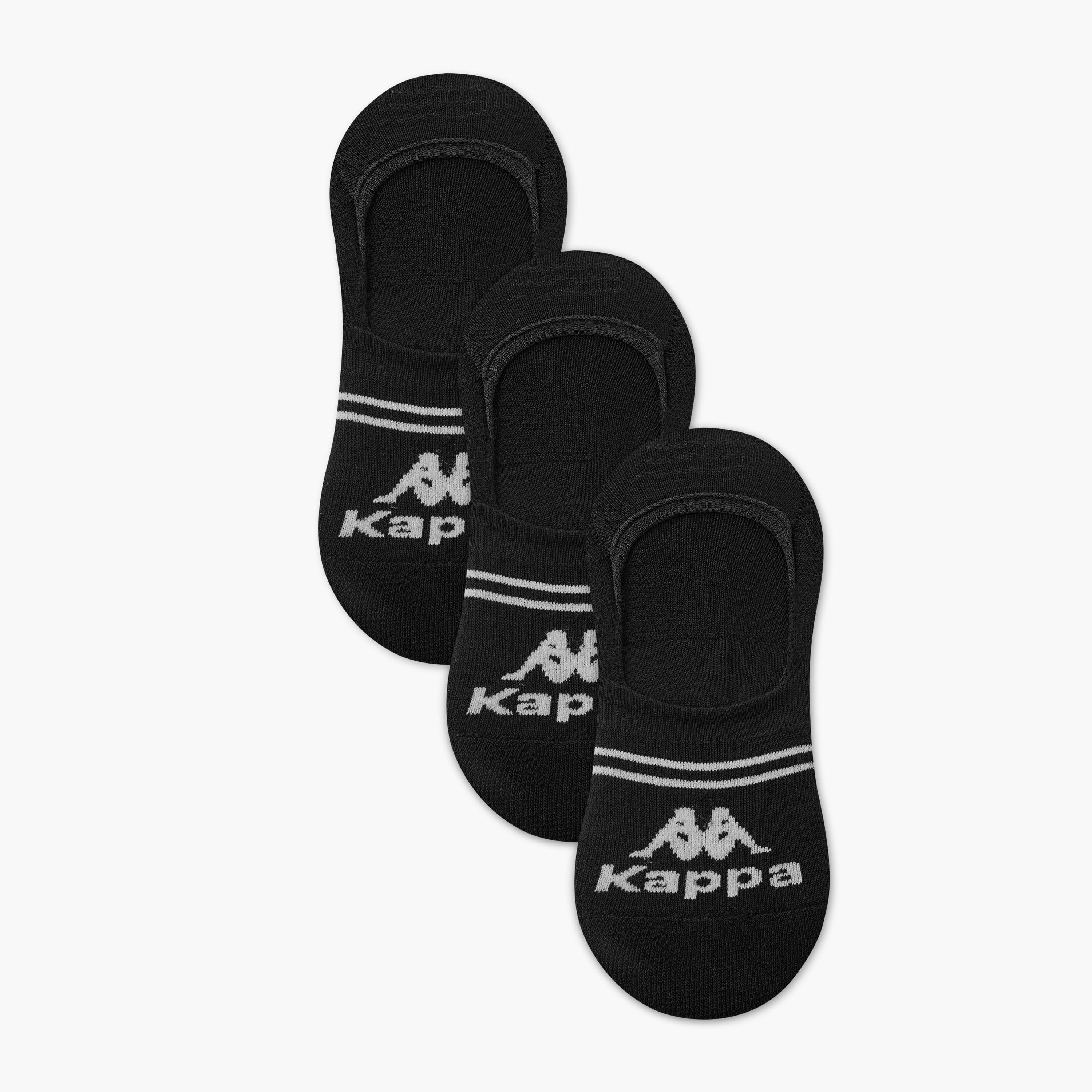 Kappa Men Invisible Socks Half Terry - Set of 3-men-socks-image-1