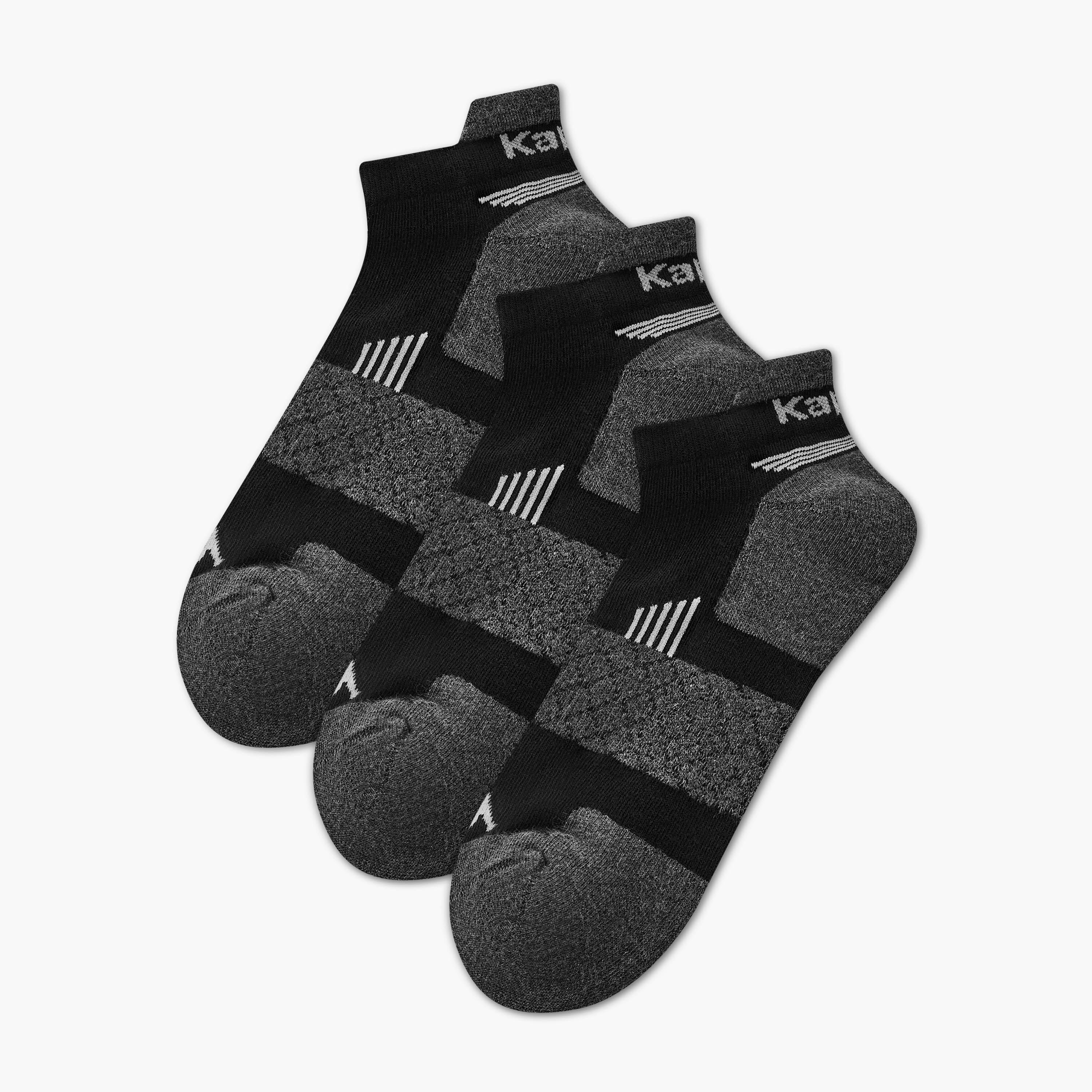 Kappa Men Socks Ankle Length Half Terry - Set of 3-men-socks-image-1