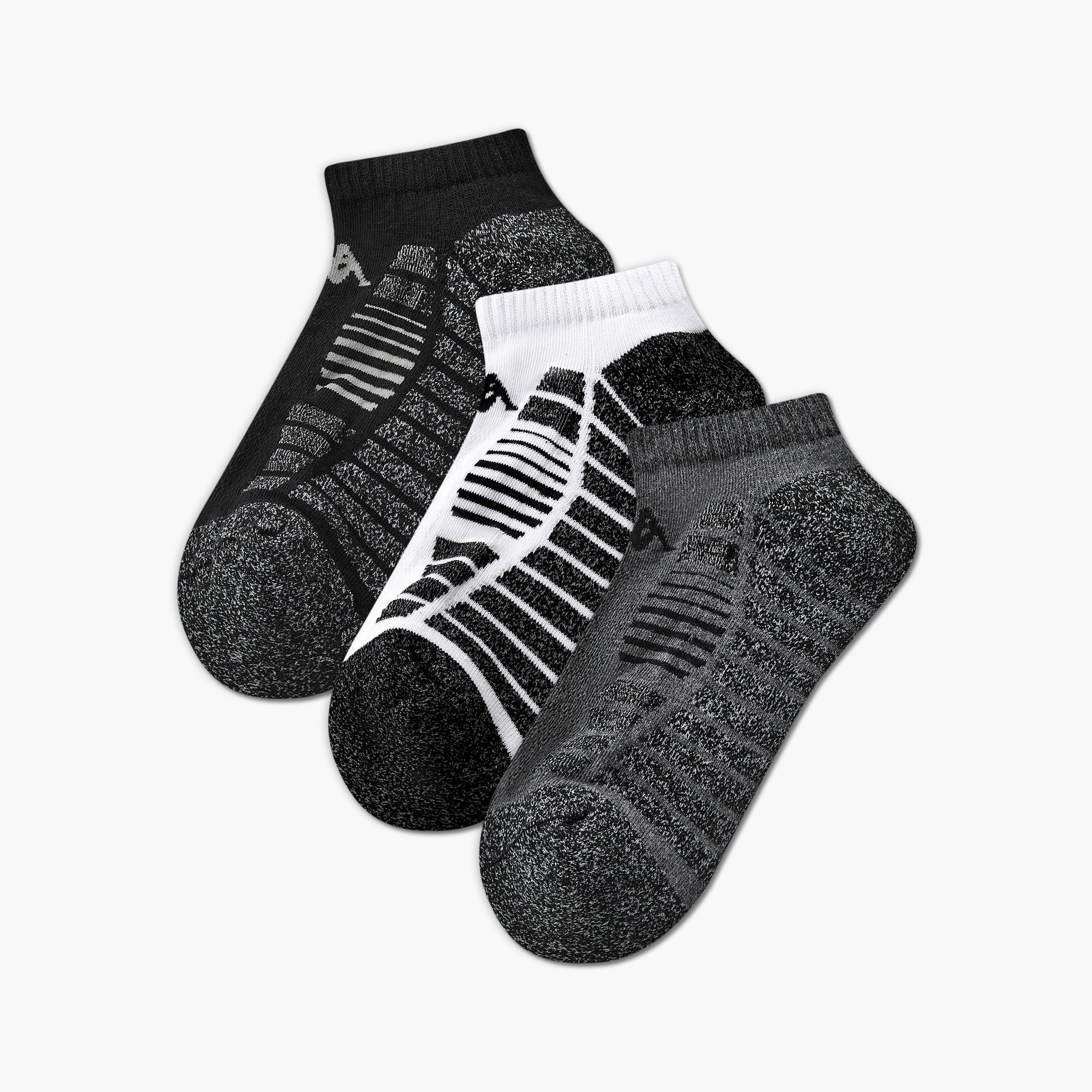 Kappa Men Socks Ankle Length - Set of 3-men-socks-image-1