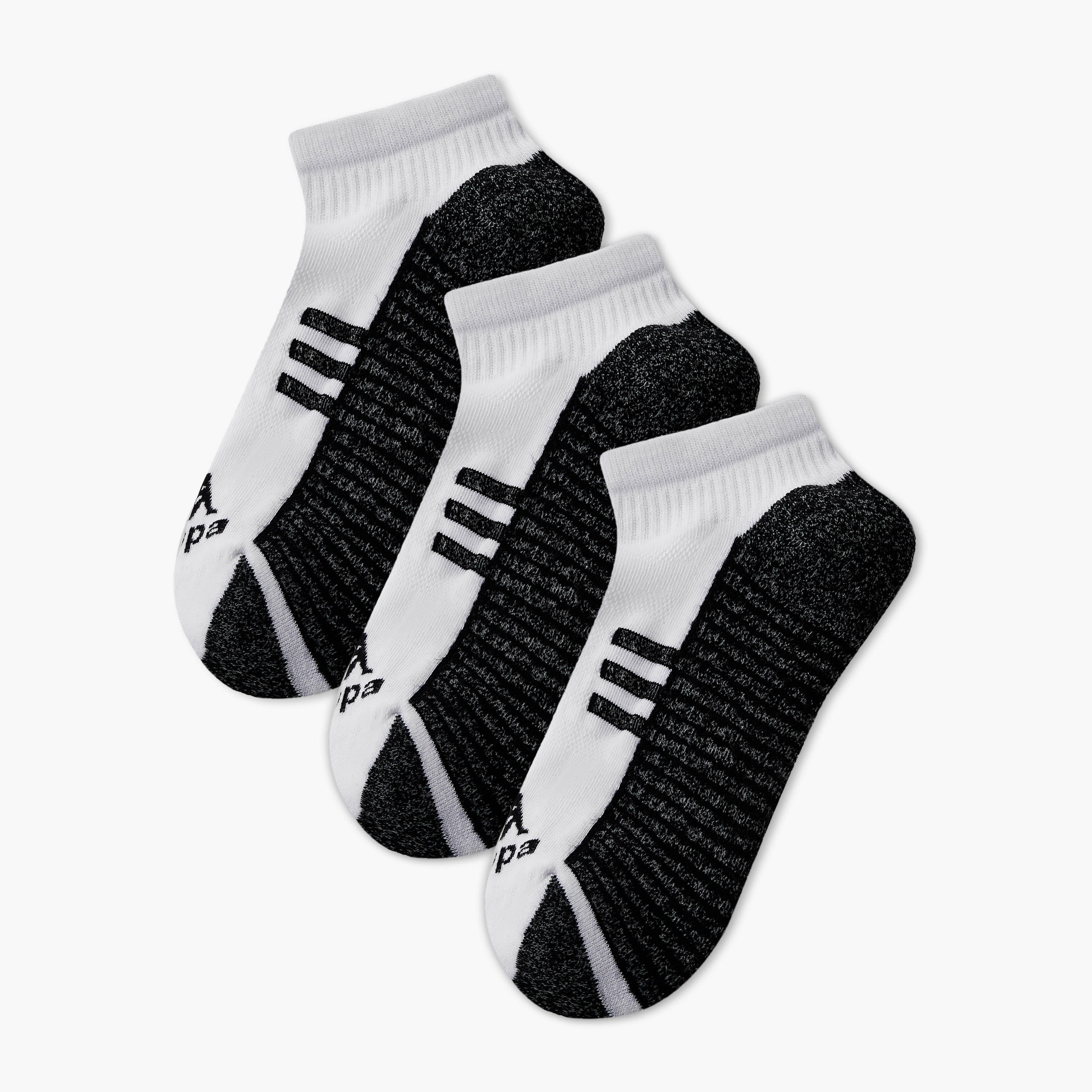 Kappa Men Socks Ankle Length - Set of 3-men-socks-image-1