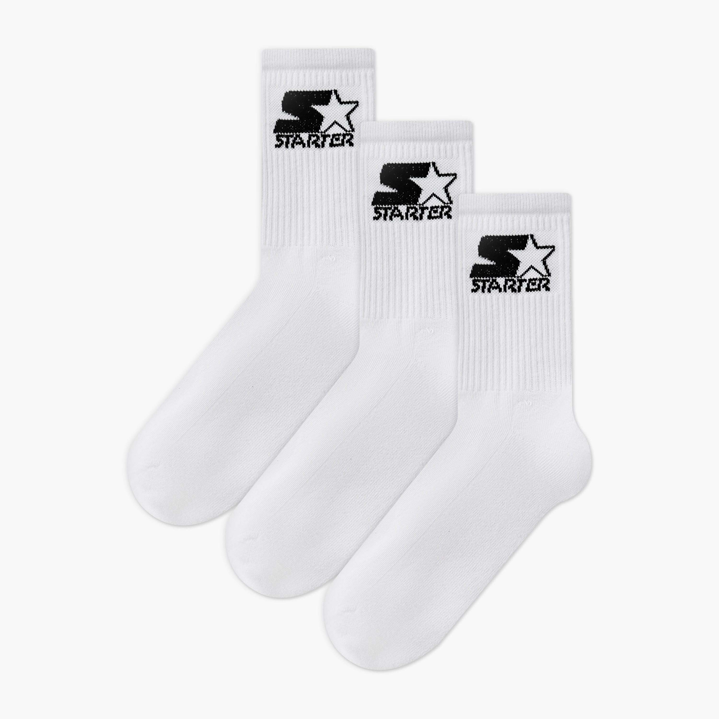 Starter Men Socks Crew Length - Set of 3-men-socks-image-1