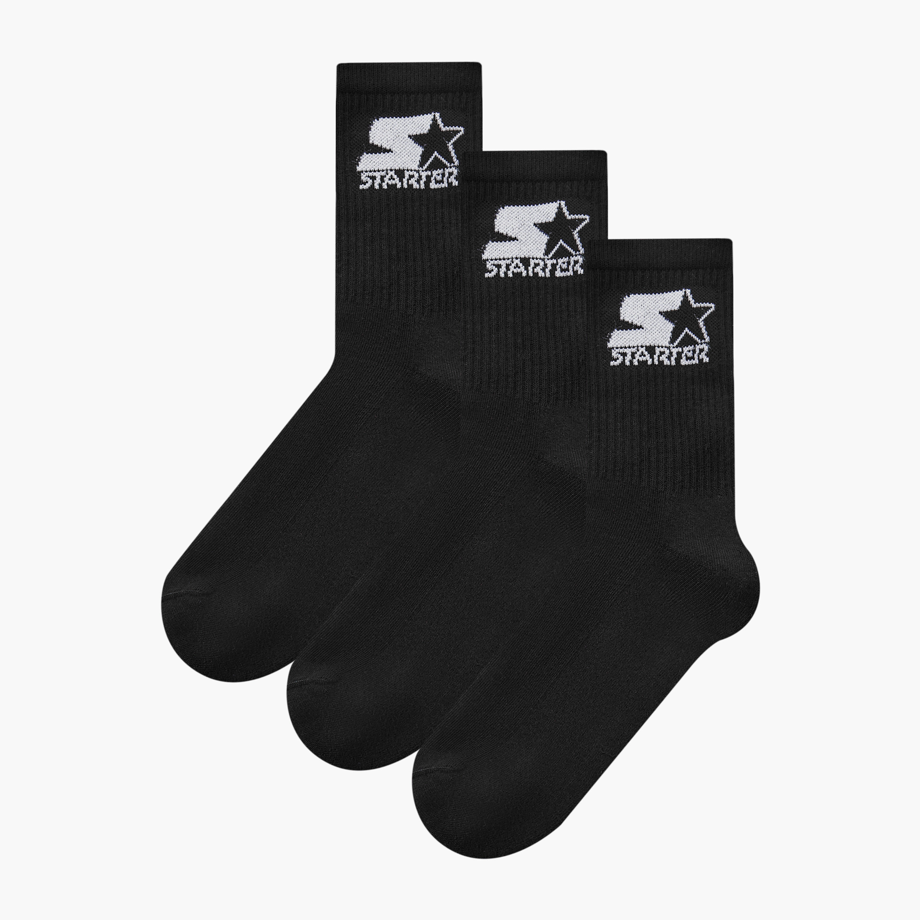Starter Men Socks Crew Length Half Terry - Set of 3-men-socks-image-1