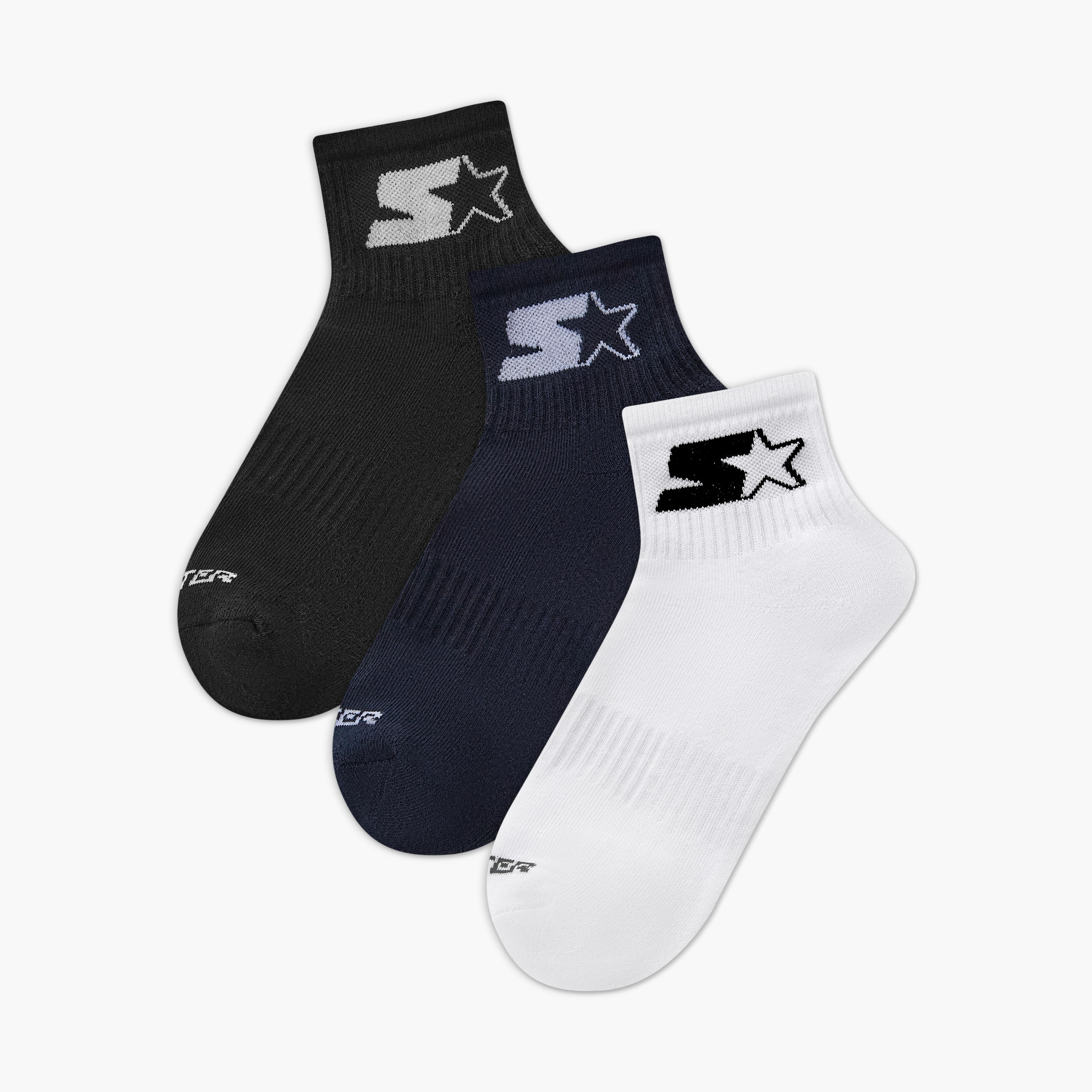 Starter Men Socks Ankle Length - Set of 3-men-socks-image-1