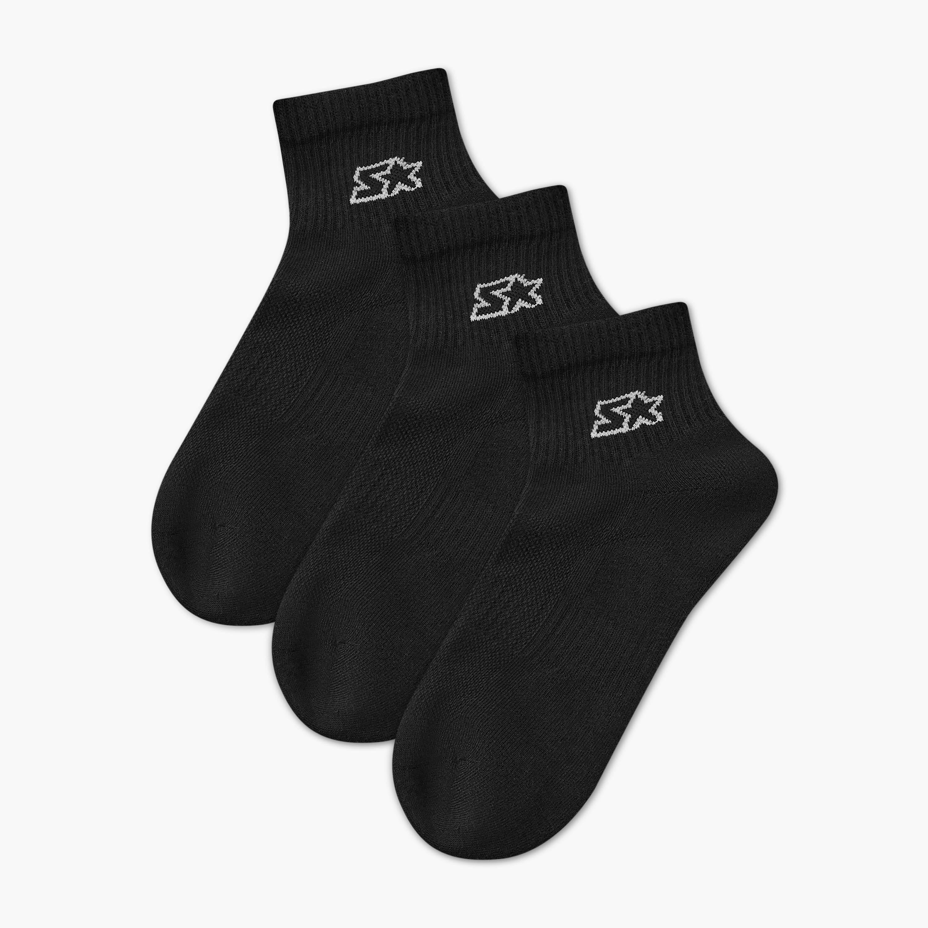 Starter Men Socks Ankle Length Half Terry - Set of 3-men-socks-image-1