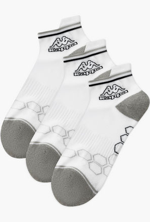 Kappa Men Socks Ankle Length Half Terry - Set of 3-men-socks-image-1
