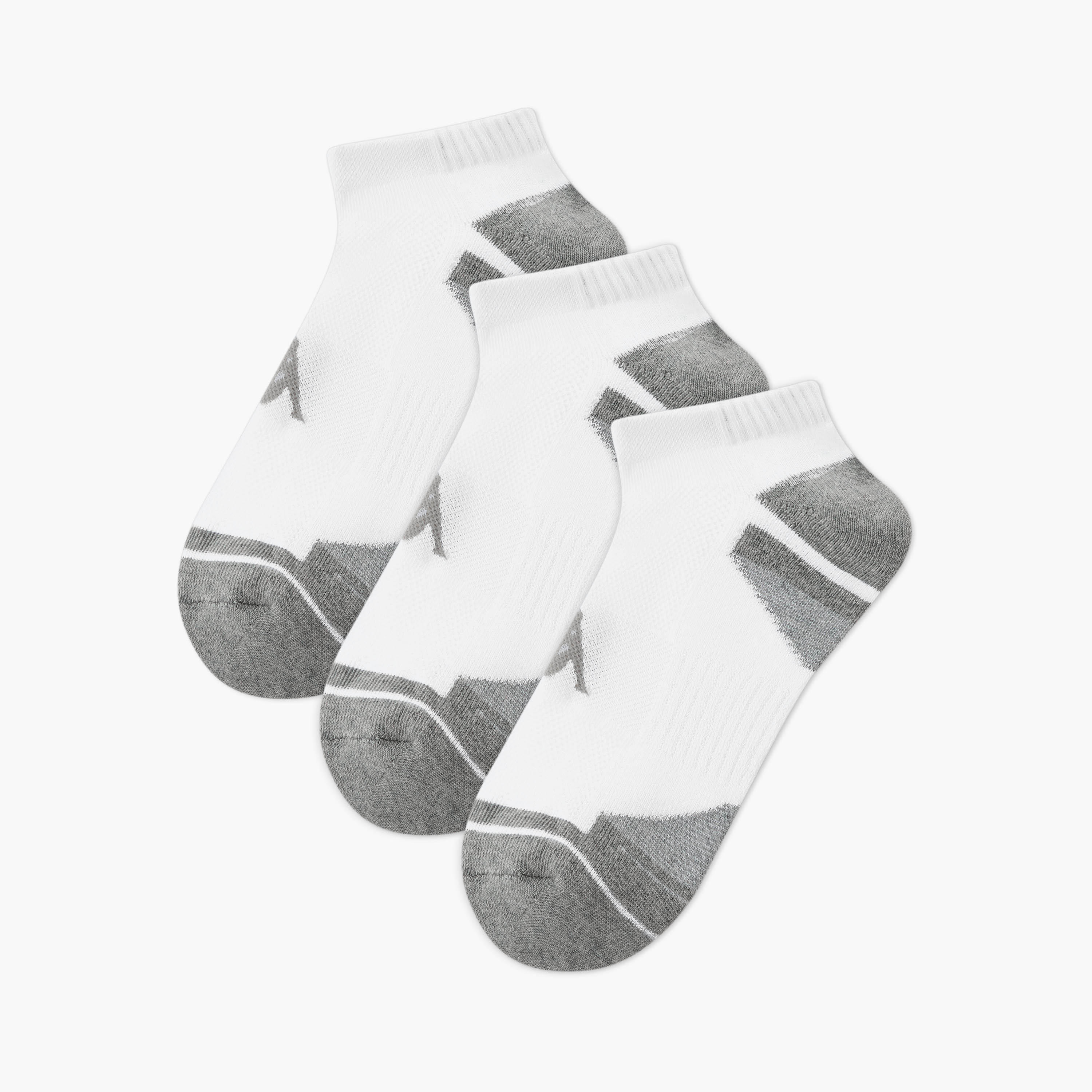 Kappa Men Socks Ankle Length Half Terry - Set of 3-men-socks-image-1