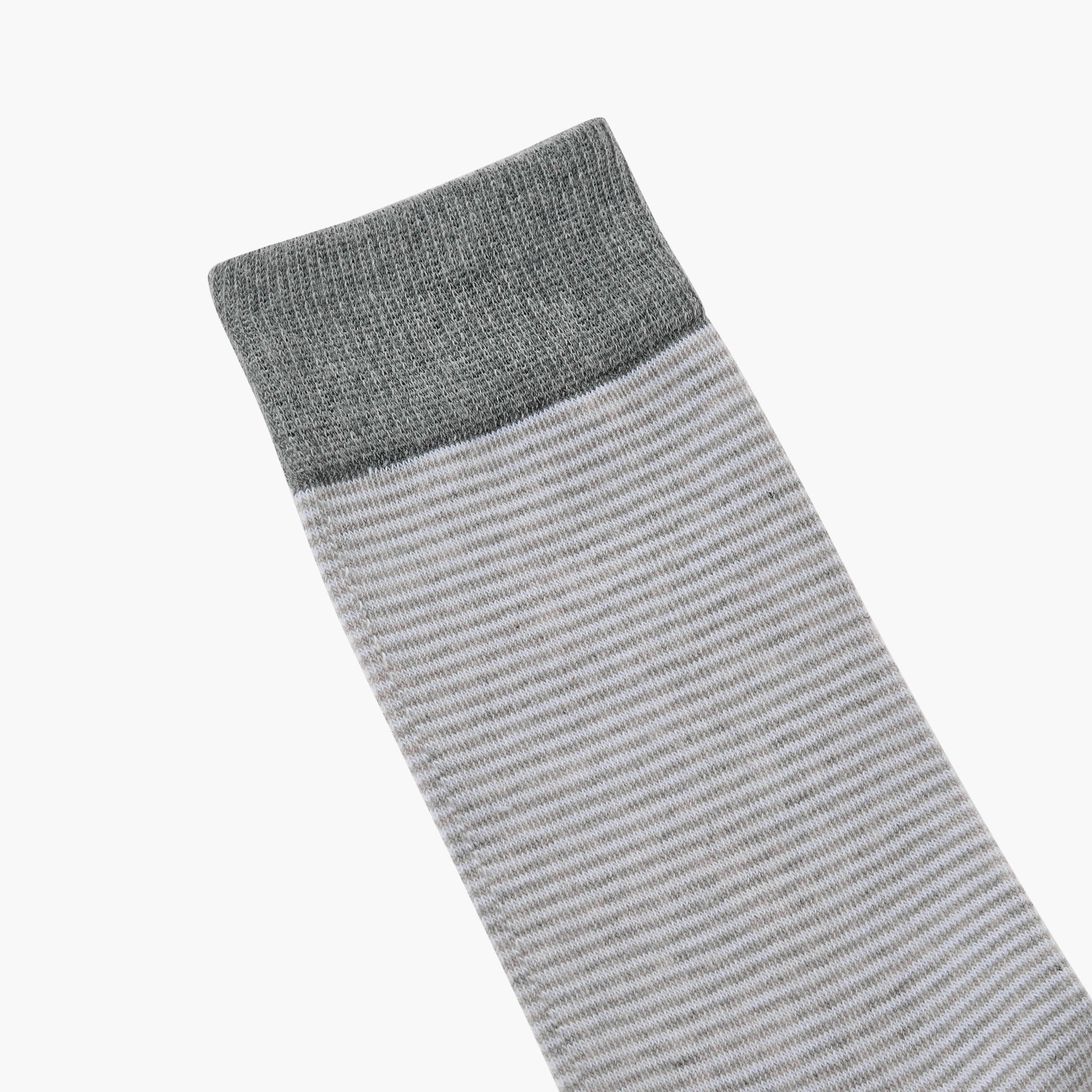 طقم جوارب رسمية رجالية مضلعة 5 قطع-men-socks-image-3