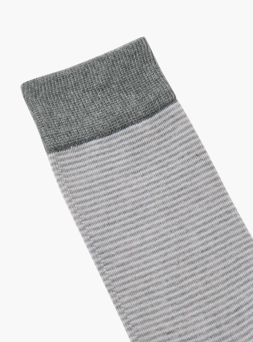 طقم جوارب رسمية رجالية مضلعة 5 قطع-men-socks-image-3