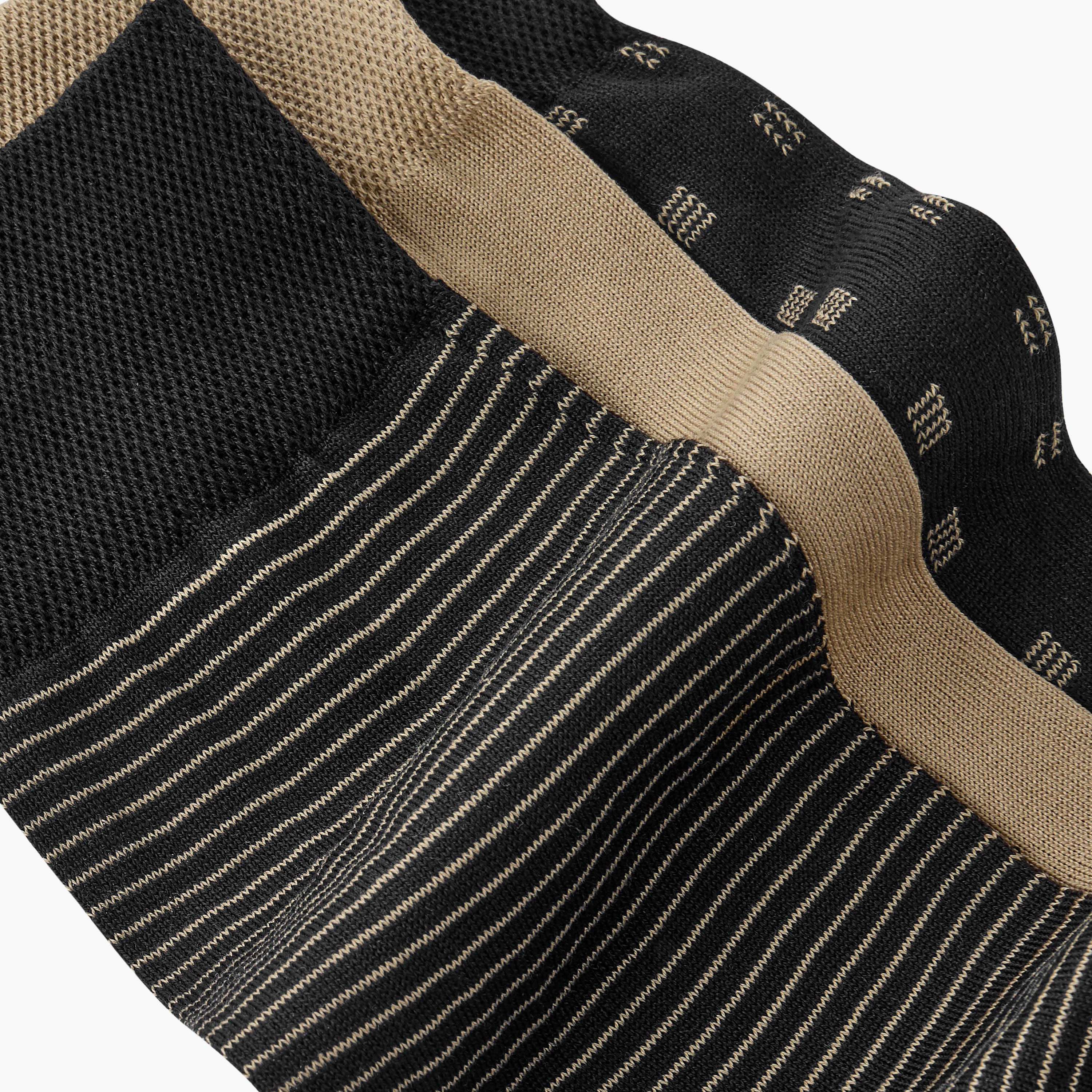 طقم جوارب قطن ميرسيريزد رسمية للرجال عدد 3-men-socks-image-4