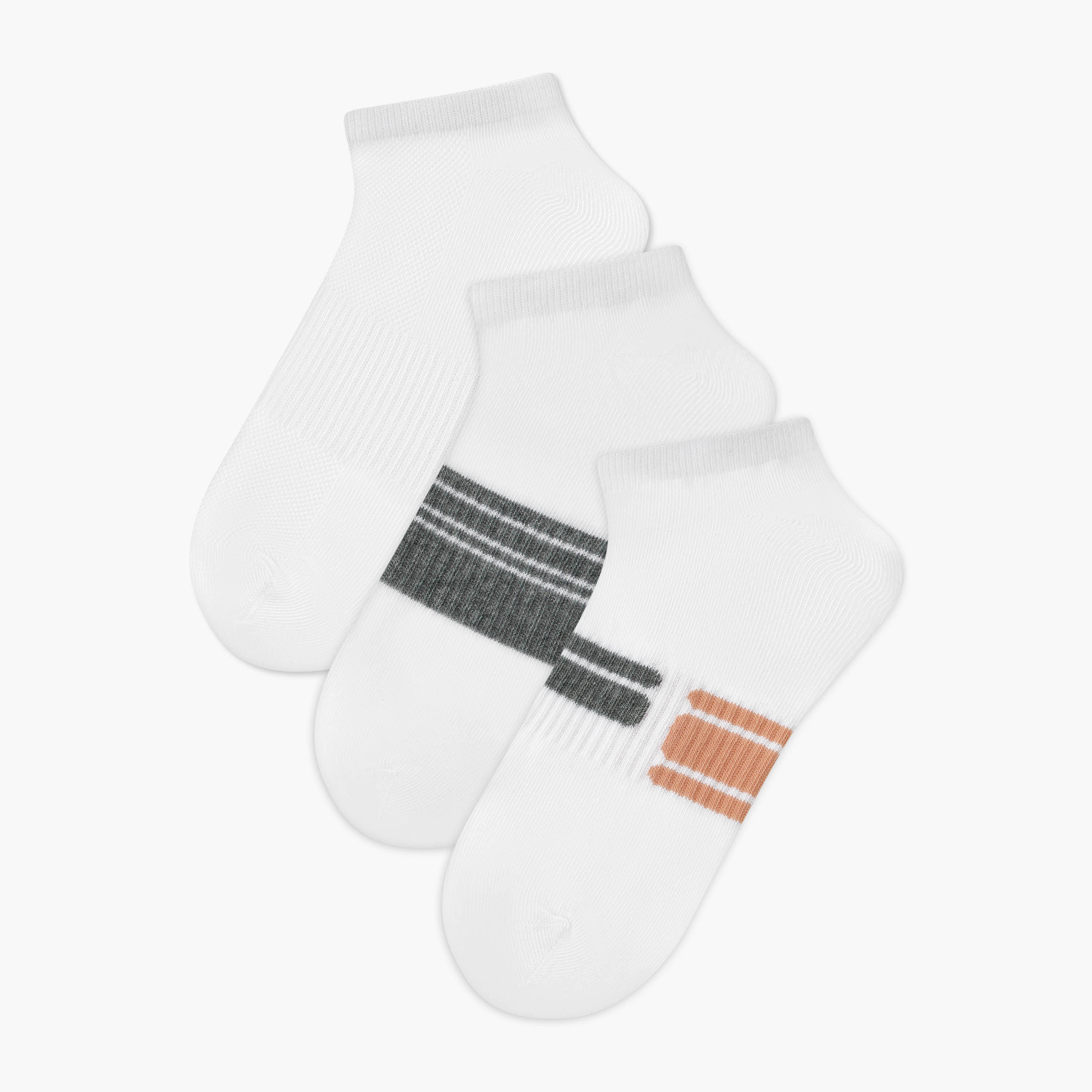 Men Socks Ankle Length Non Terry - Set of 3-men-socks-image-1