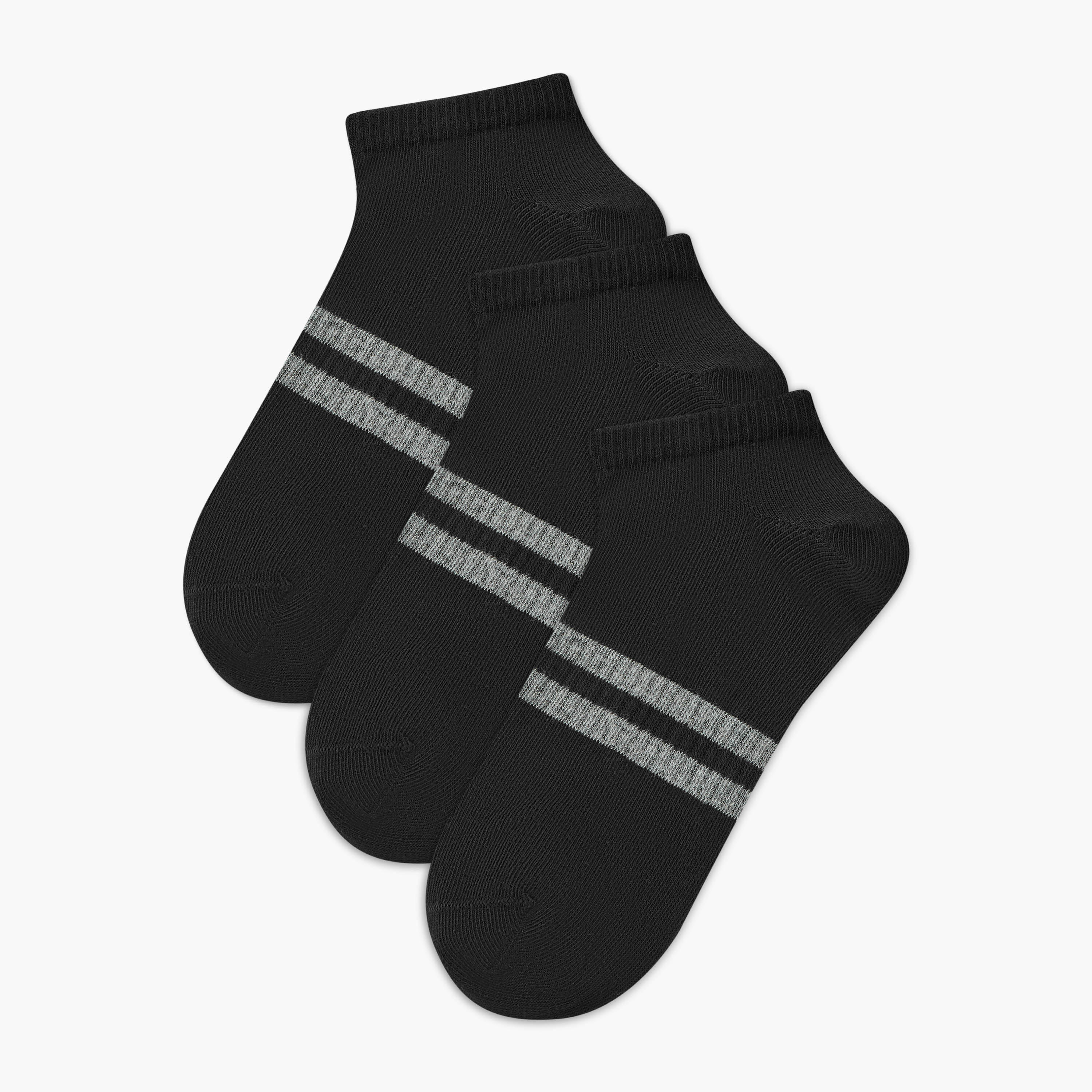 Men Socks Ankle Length Non Terry - Set of 3-men-socks-image-1