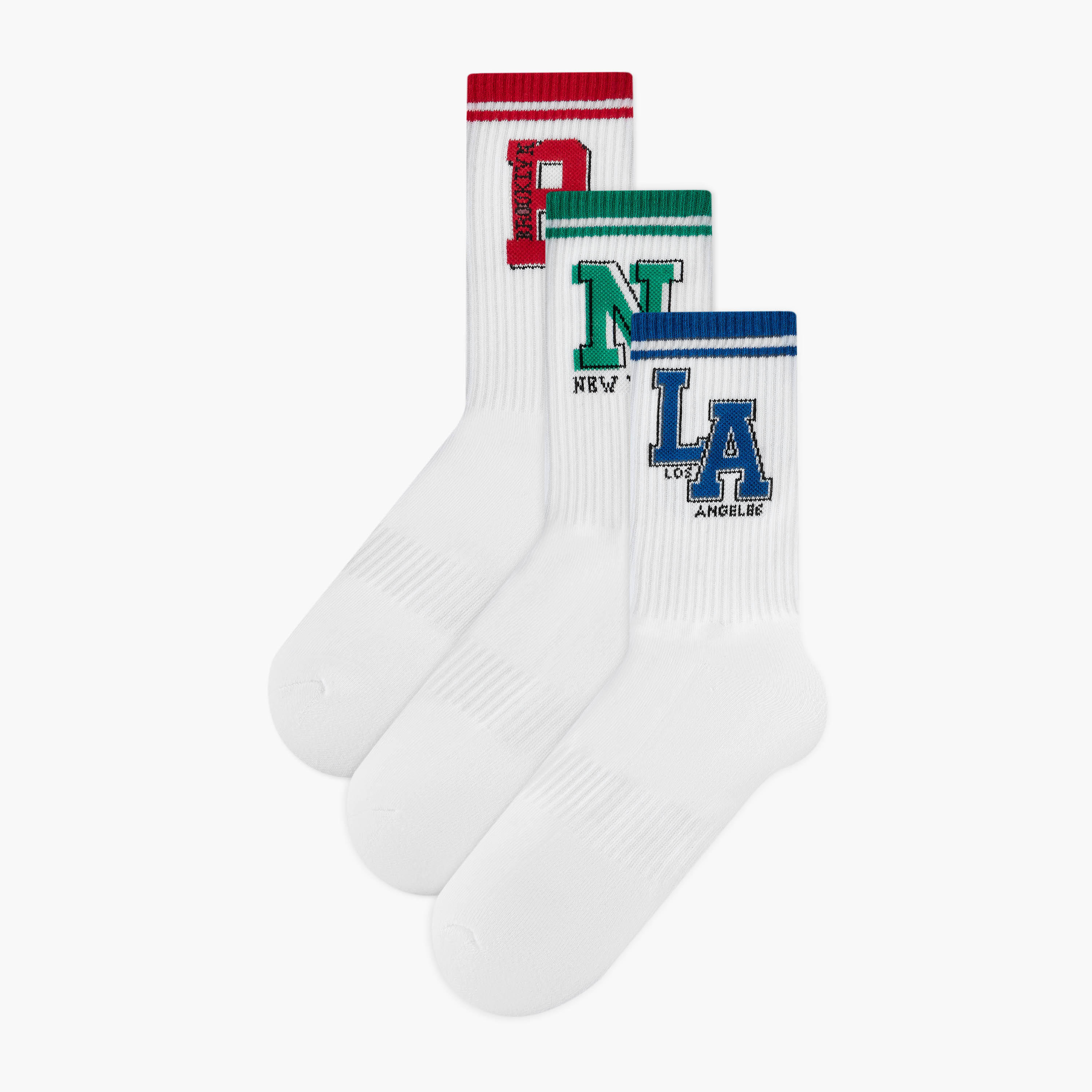 Men Socks Crew Length - Set of 3-men-socks-image-1