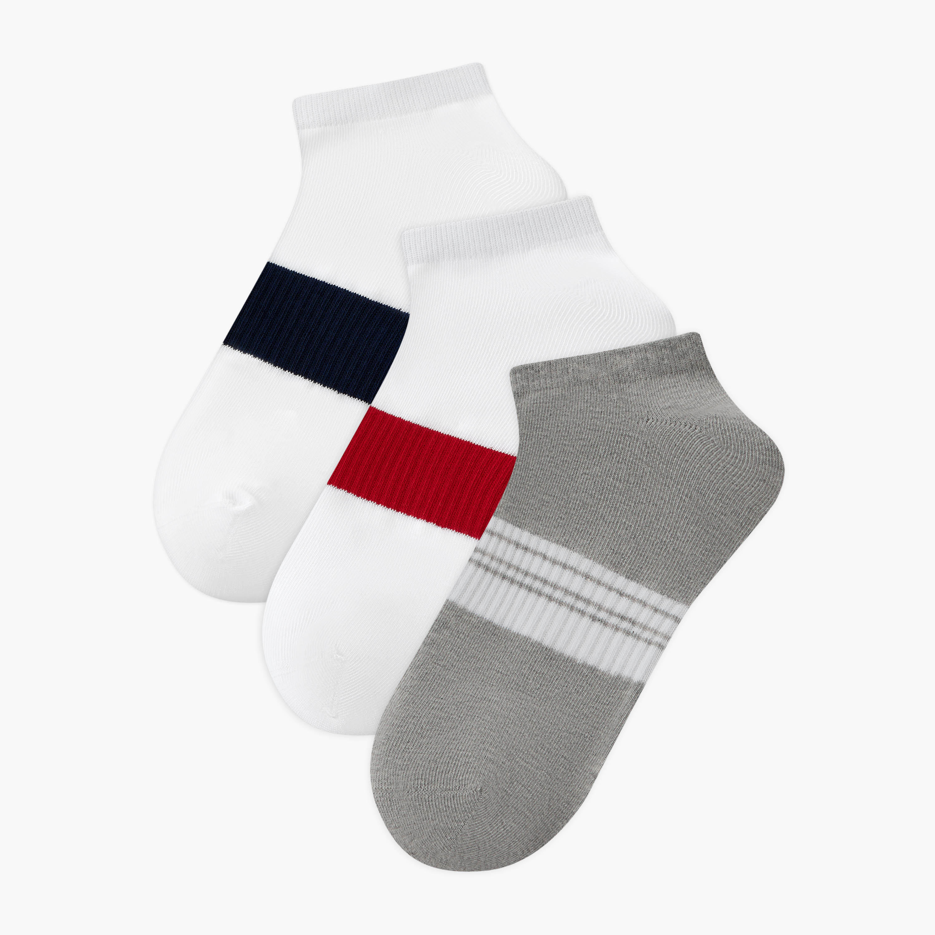 Men Socks Ankle Length Half Terry - Set of 3-men-socks-image-1
