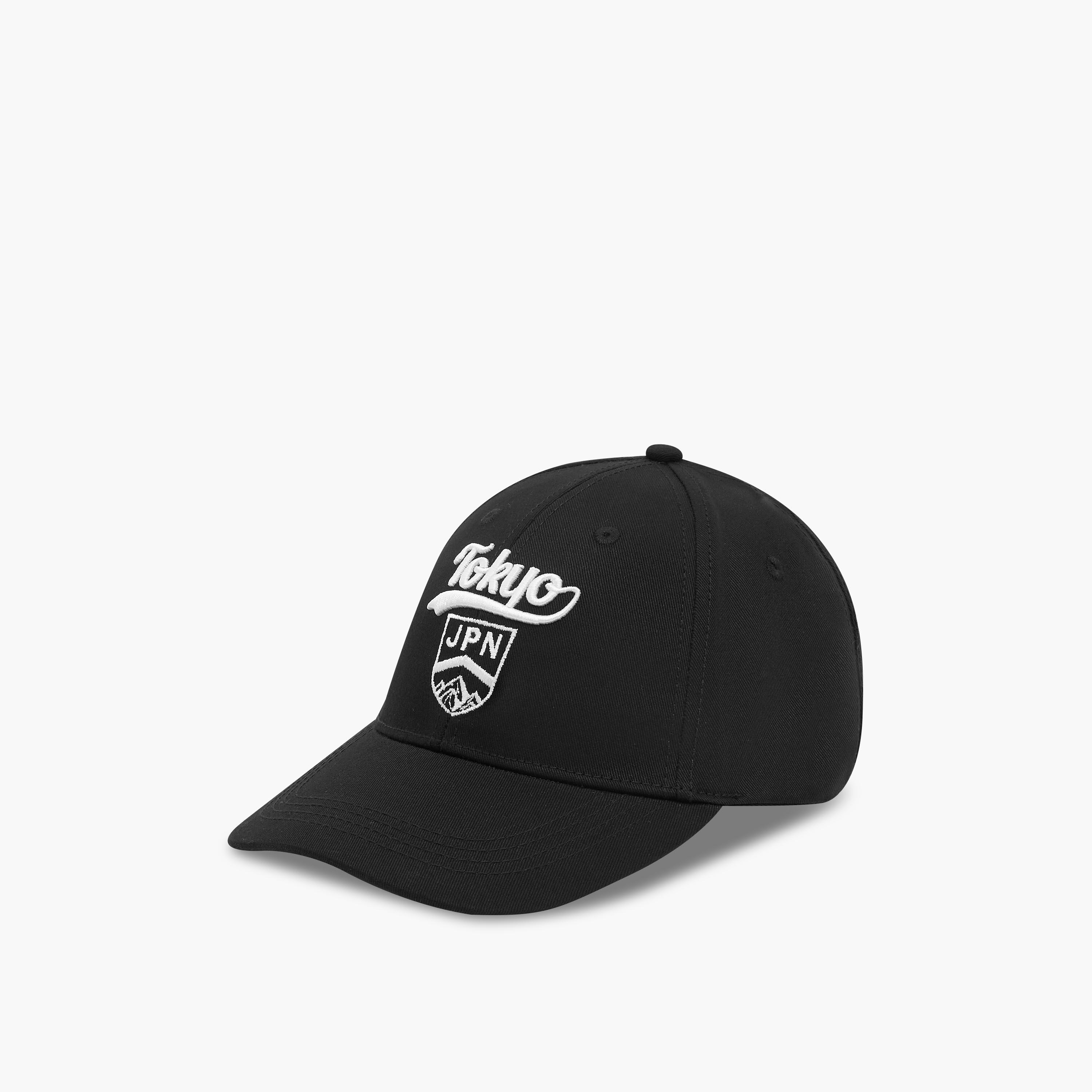Men Cap with Tokyo Embroidered Detail-men-caps-image-2