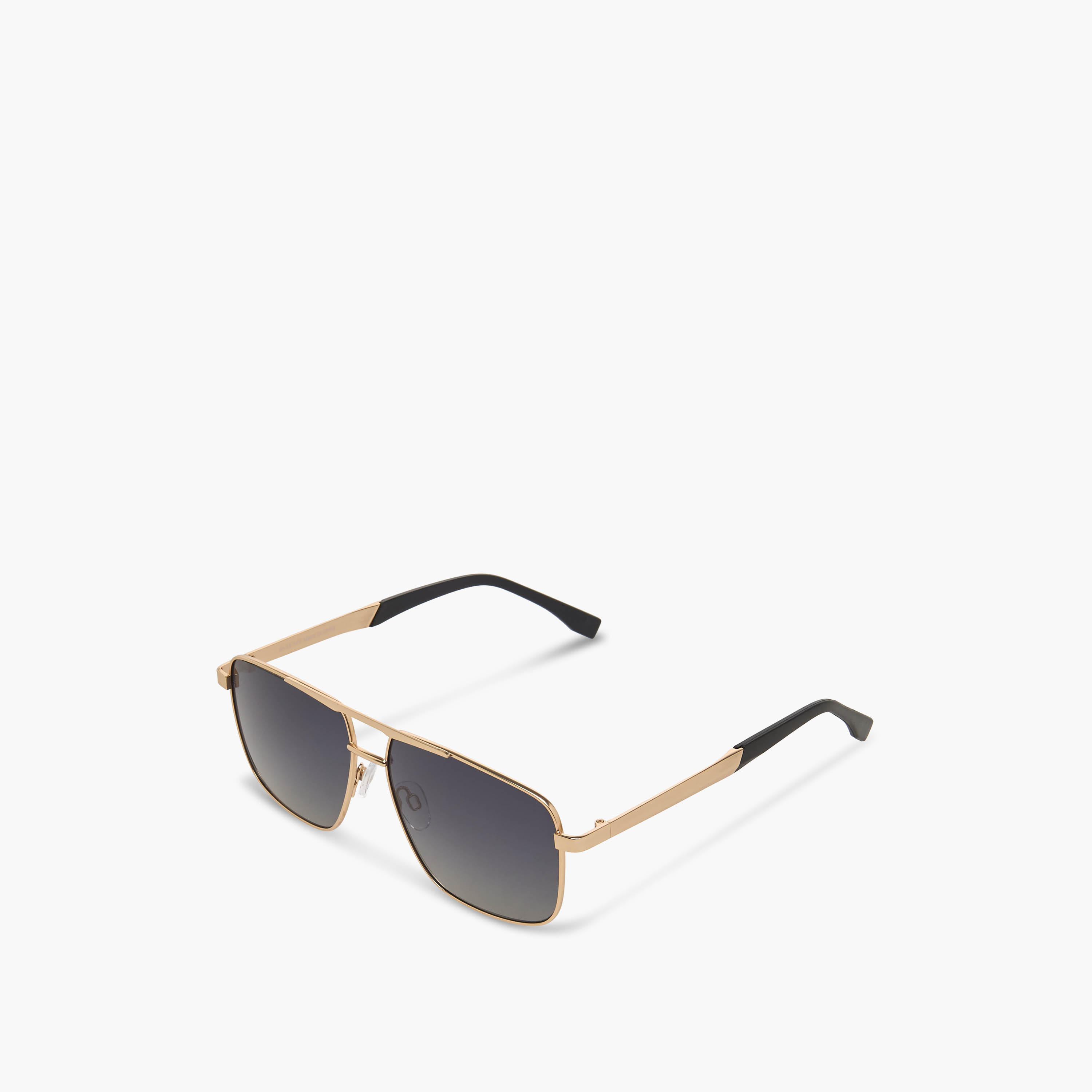 نظارات شمسية رجالية بعدسات سوداء-men-sunglasses-image-1