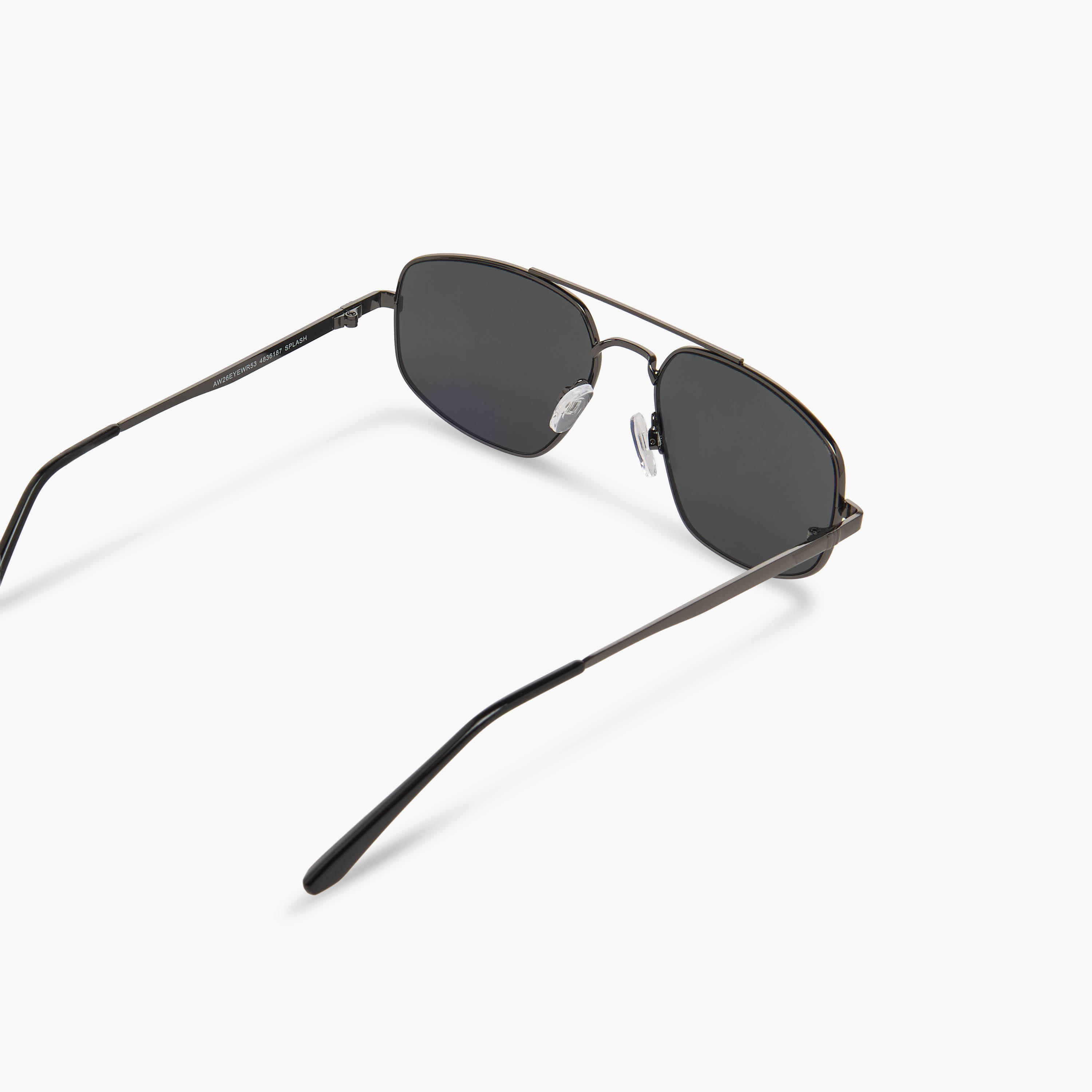 نظارات شمسية رجالية بعدسات سوداء-men-sunglasses-image-4