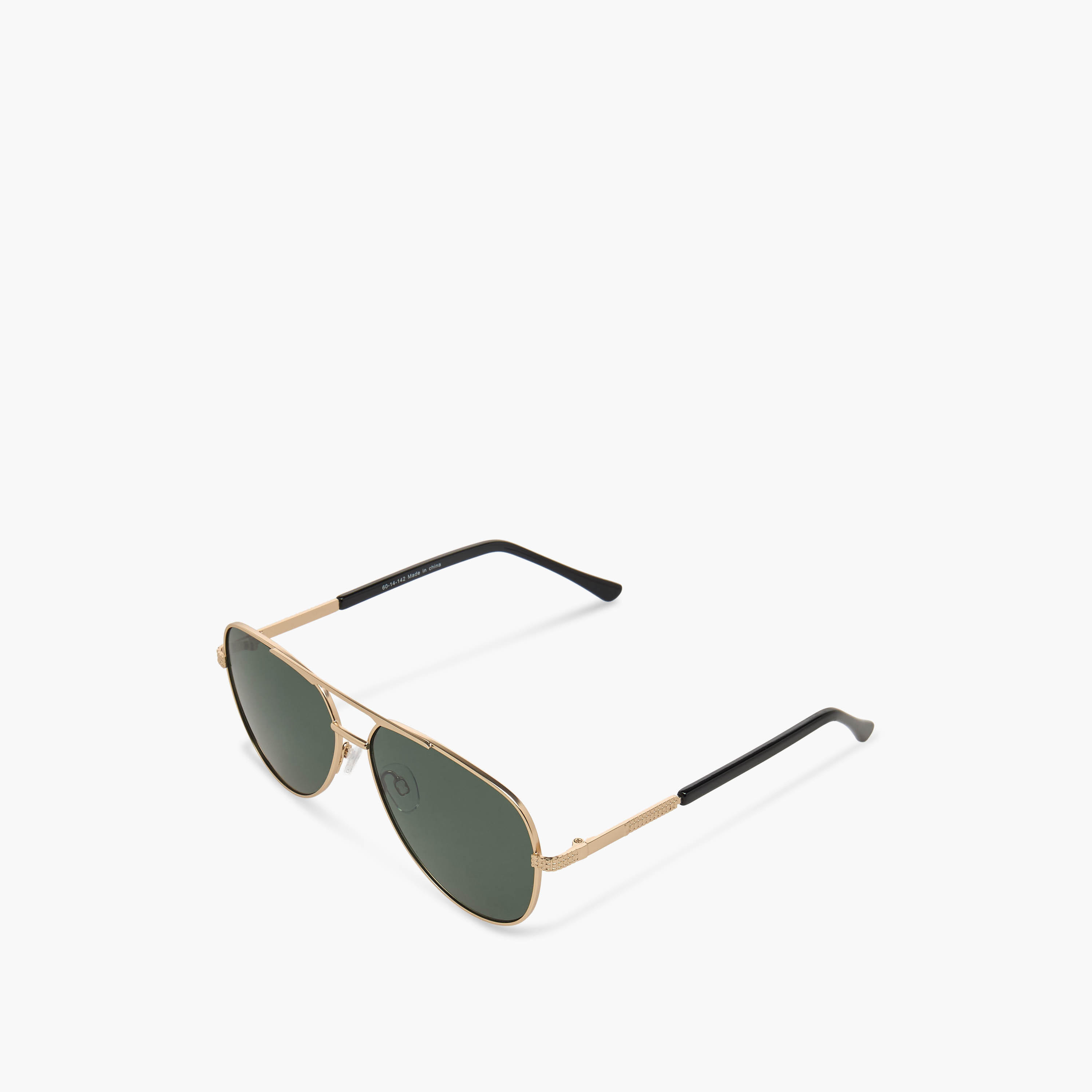 نظارات شمسية رجالية بعدسات سوداء-men-sunglasses-image-1