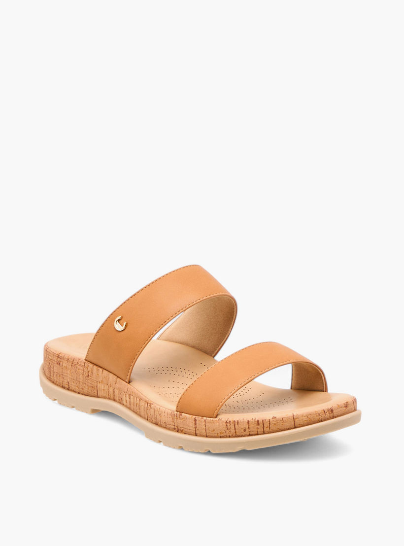 Le Confort Solid Slip-On Comfort Sandals-women-shoes-sandals-heeled-image-2