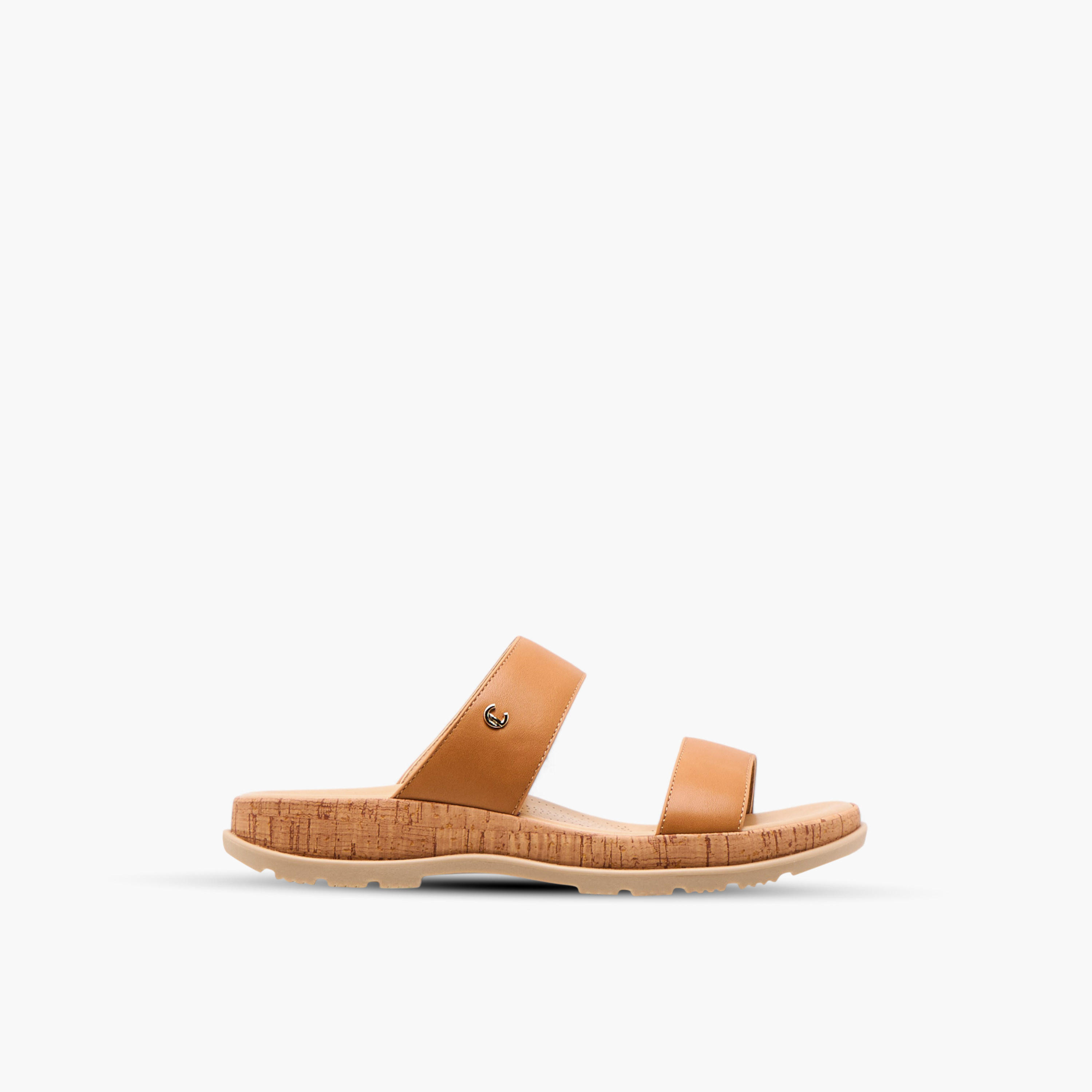 Le Confort Solid Slip-On Comfort Sandals-women-shoes-sandals-heeled-image-3