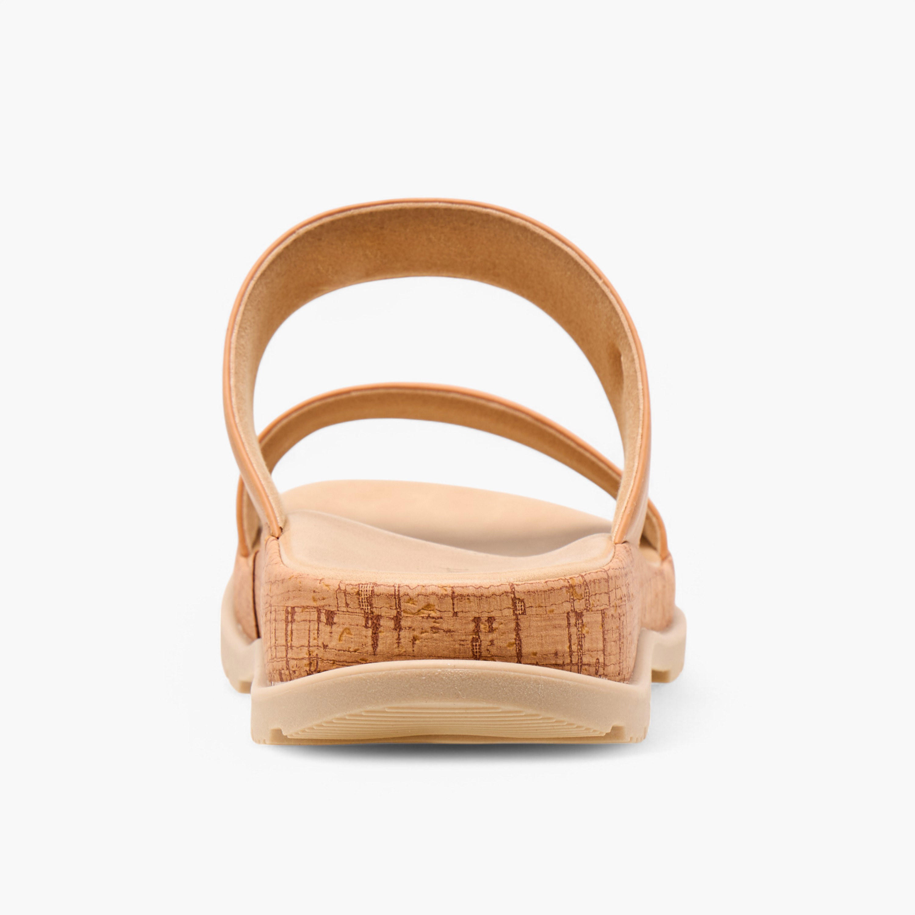 Le Confort Solid Slip-On Comfort Sandals-women-shoes-sandals-heeled-image-5