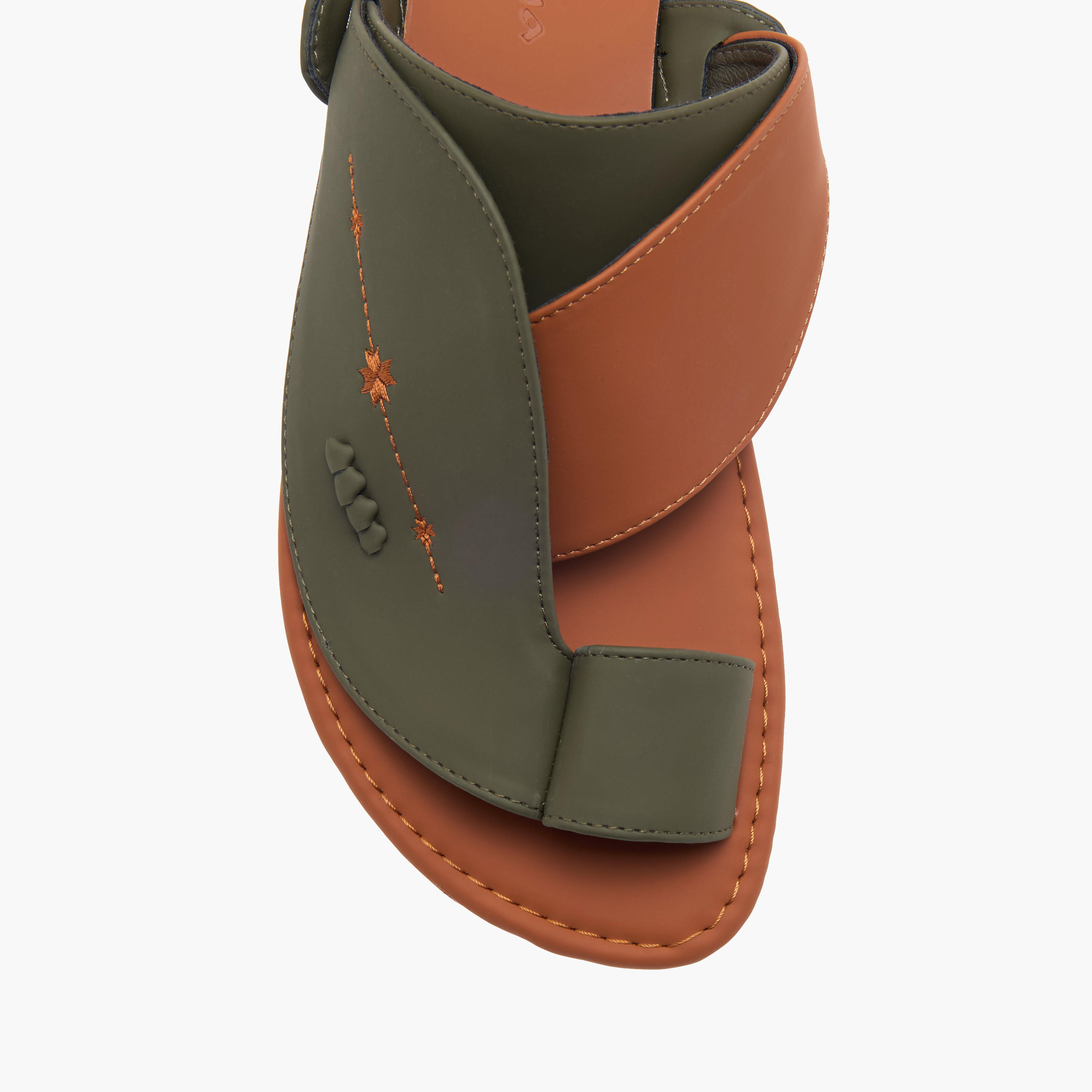 صندل عربي سهل الارتداء بارز الملمس من الواحة-men-shoes-sandals-image-7