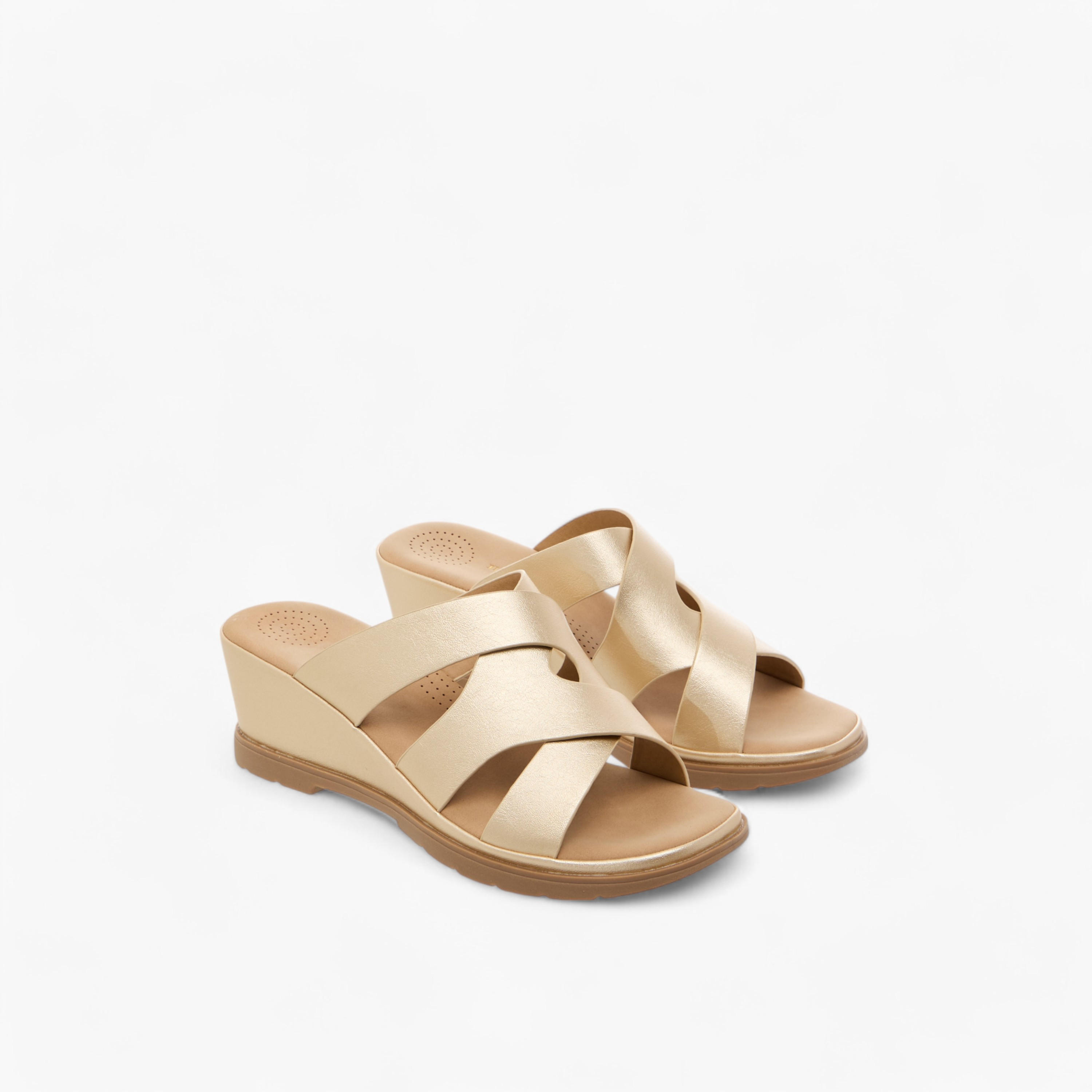 Flora Bella Slip-On Comfort Sandals with Wedge Heels-women-shoes-sandals-heeled-image-1