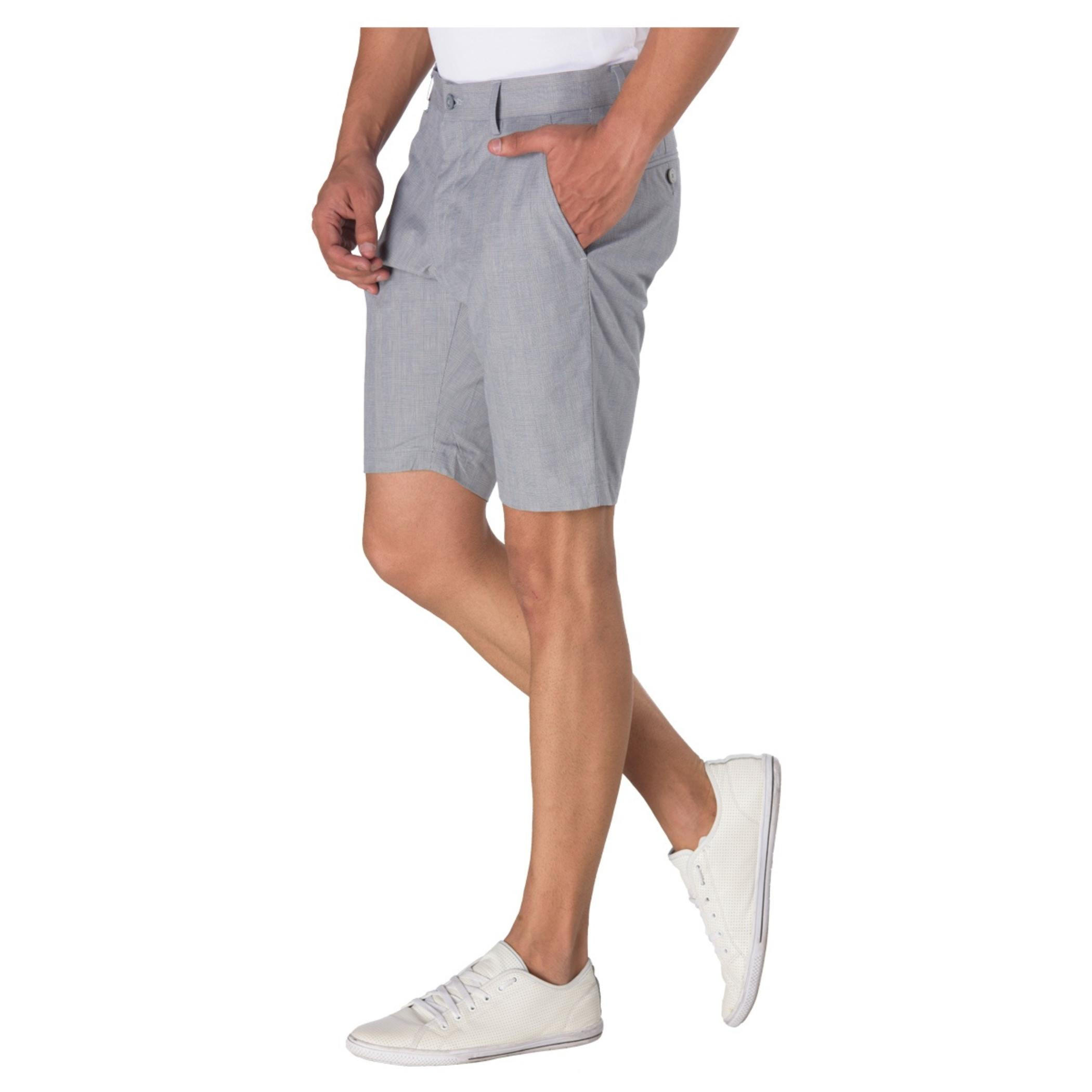 Knee Length Shorts with Button Closure-men-clothing-bottoms-shorts-image-3